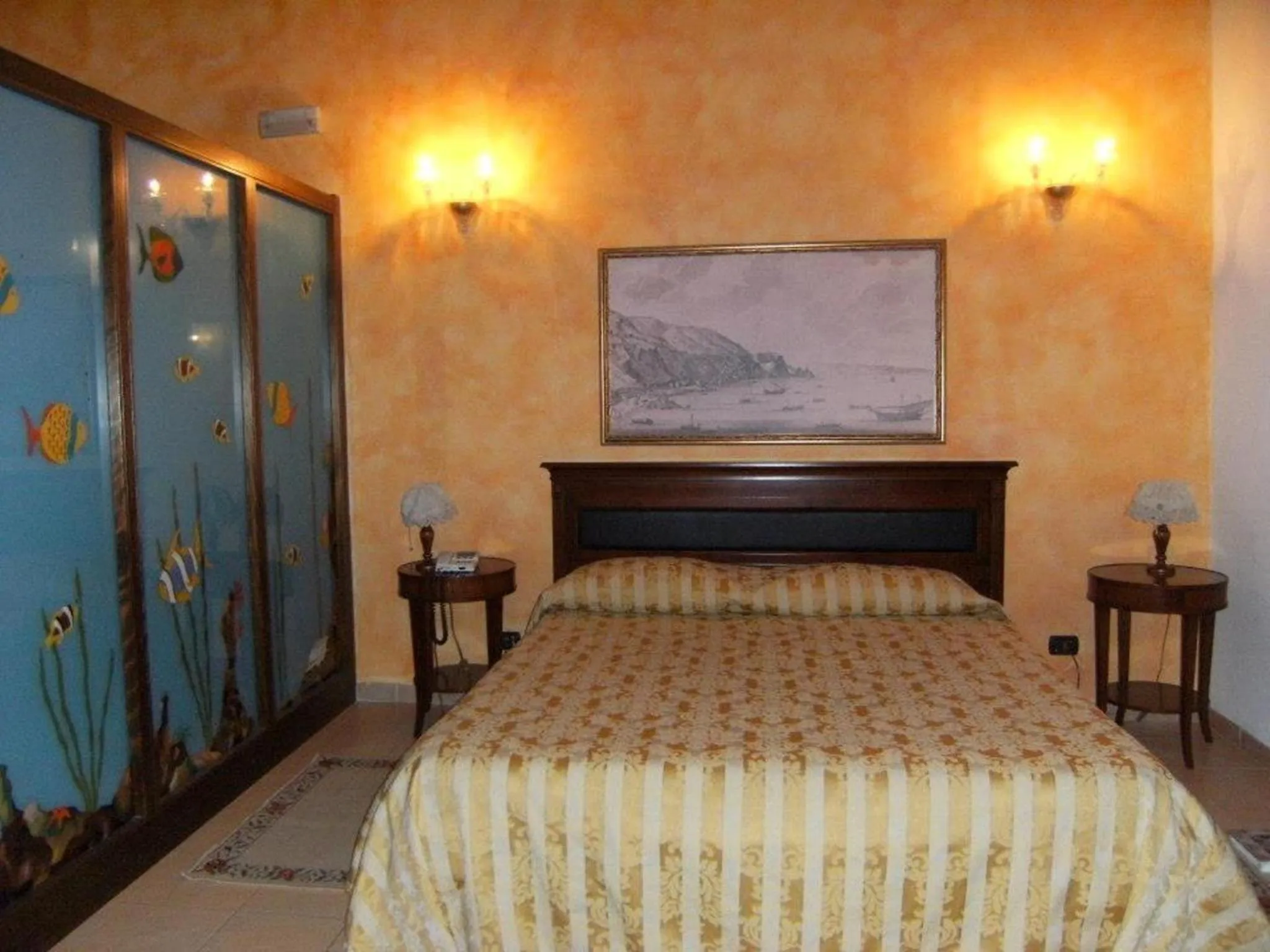 Bed in Hotel U' Bais