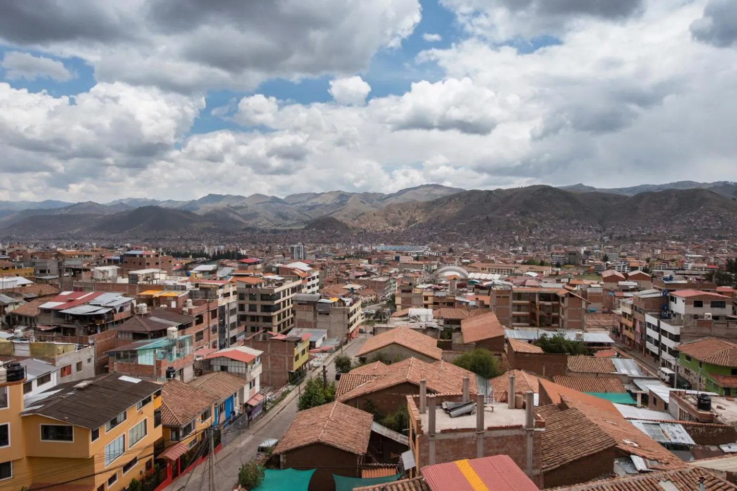 Bird's eye view in Cusco Hotel Cascada del Inka