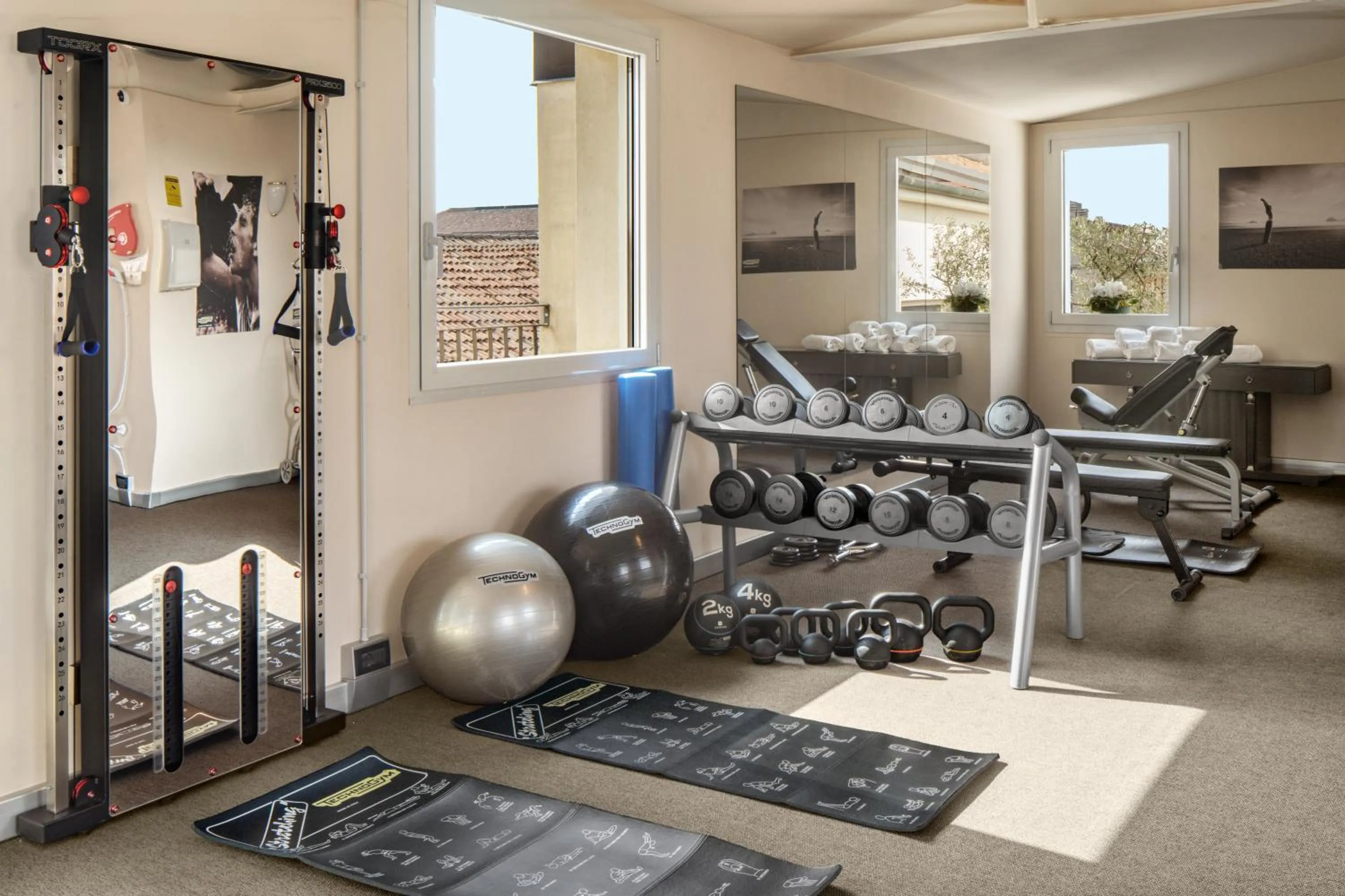 Fitness centre/facilities in Hotel Accademia
