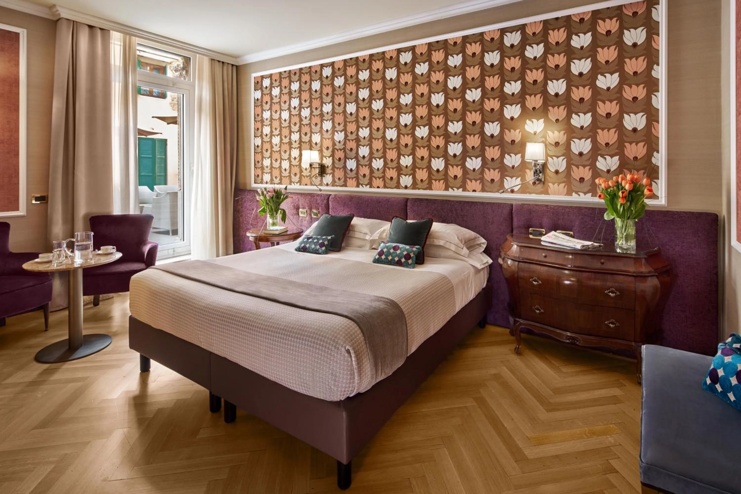 Bed in Hotel Accademia