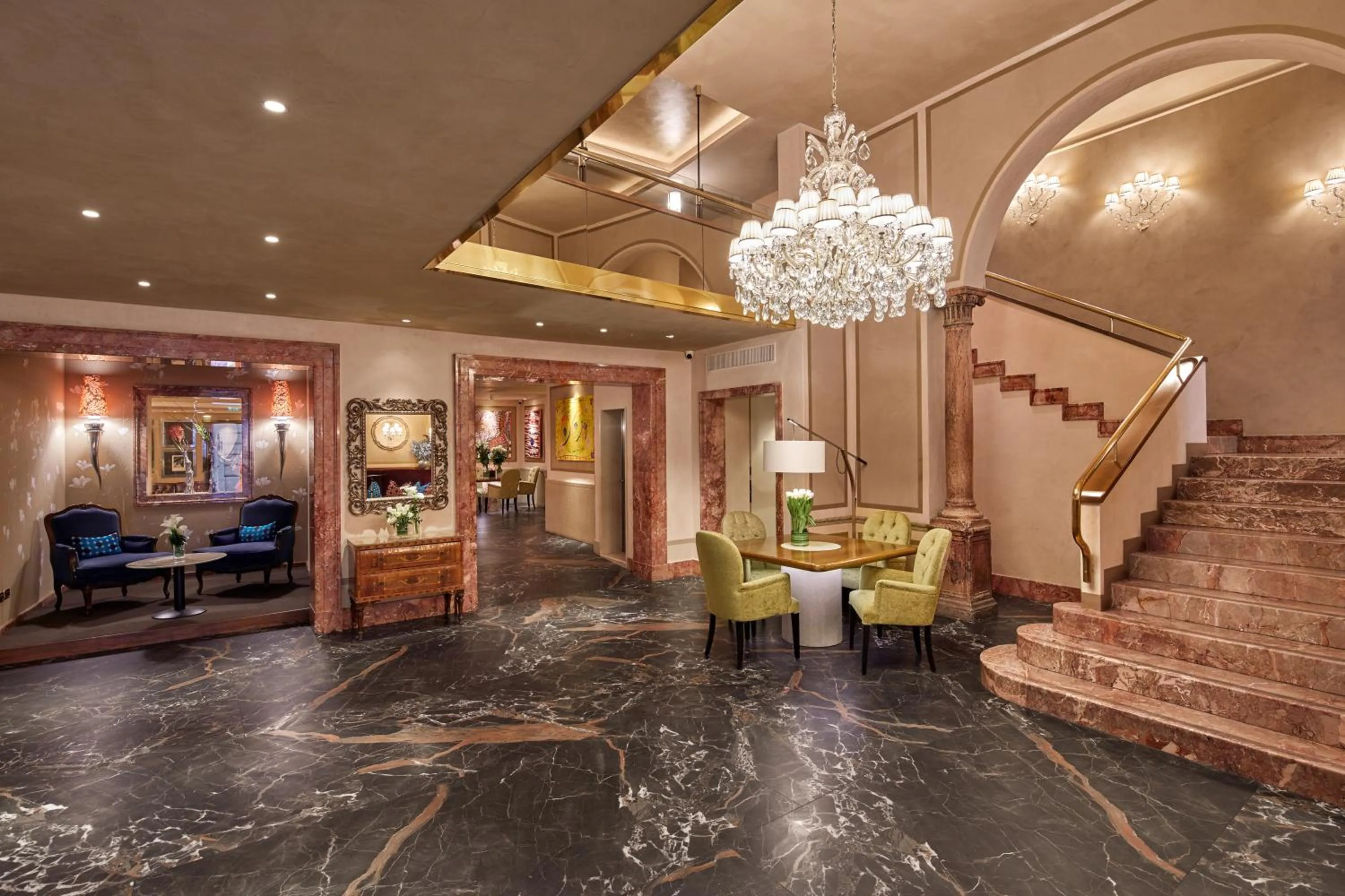 Lobby or reception in Hotel Accademia