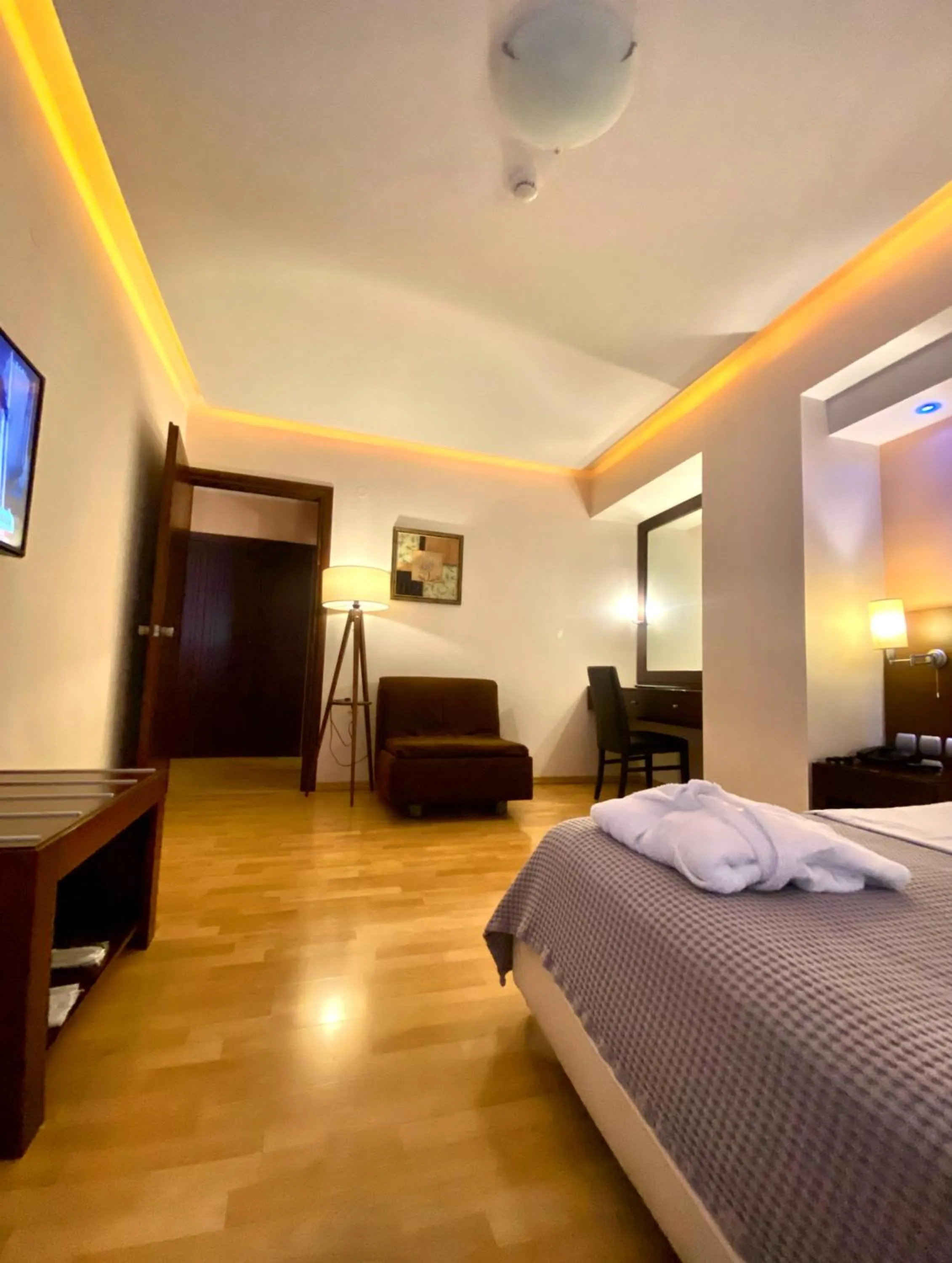 Bed in Flisvos Hotel Nafpaktos