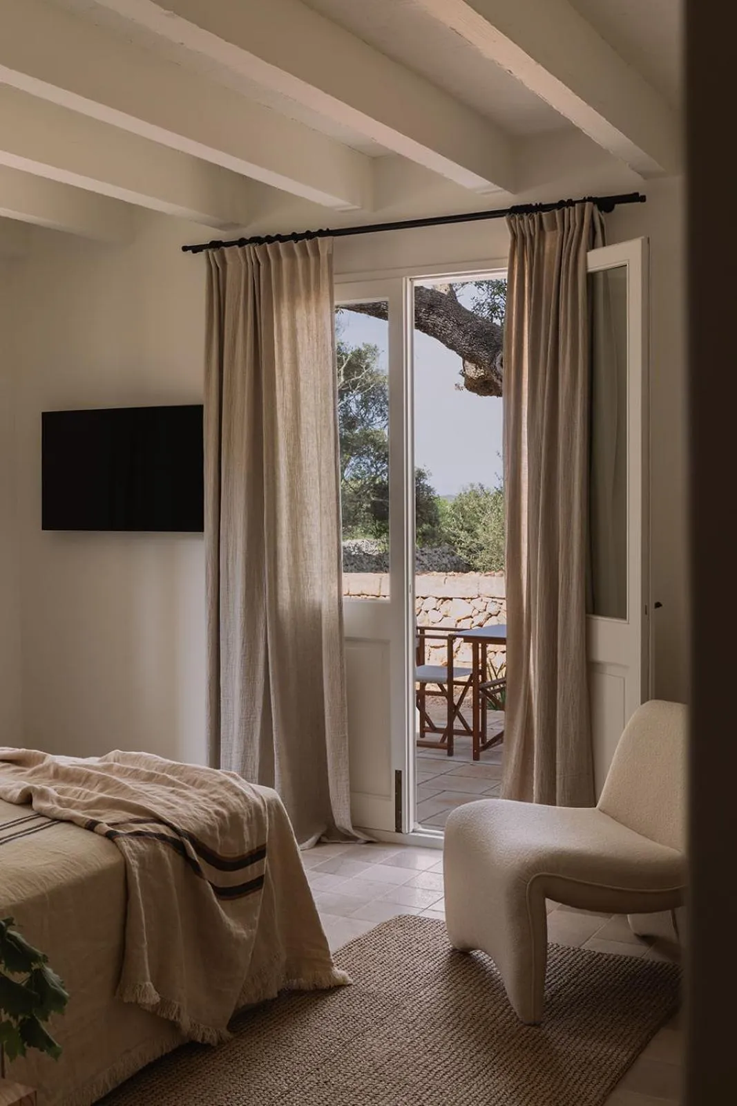 Bed in Hotel Rural Sant Ignasi