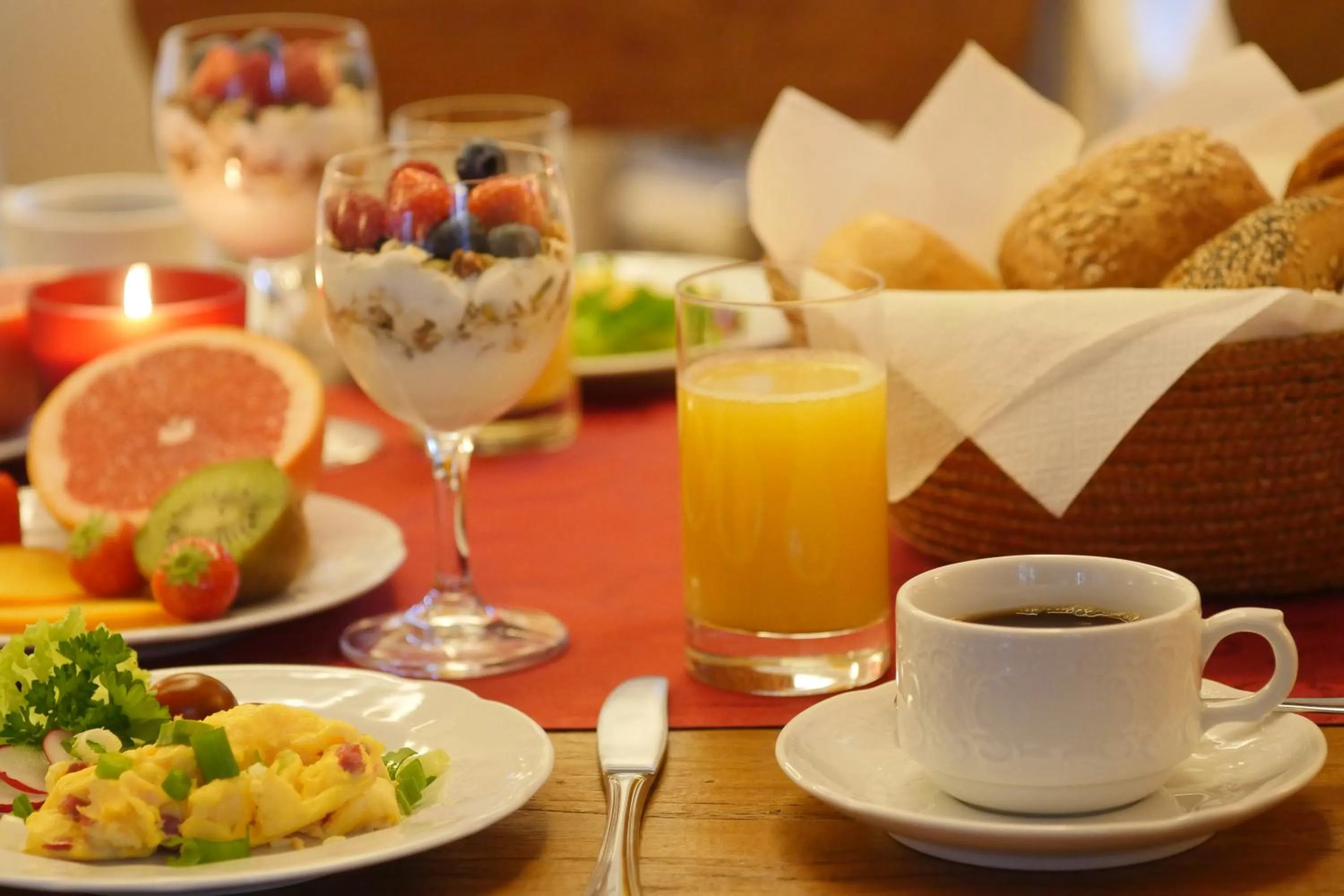 Buffet breakfast in Hotel Refrather Hof
