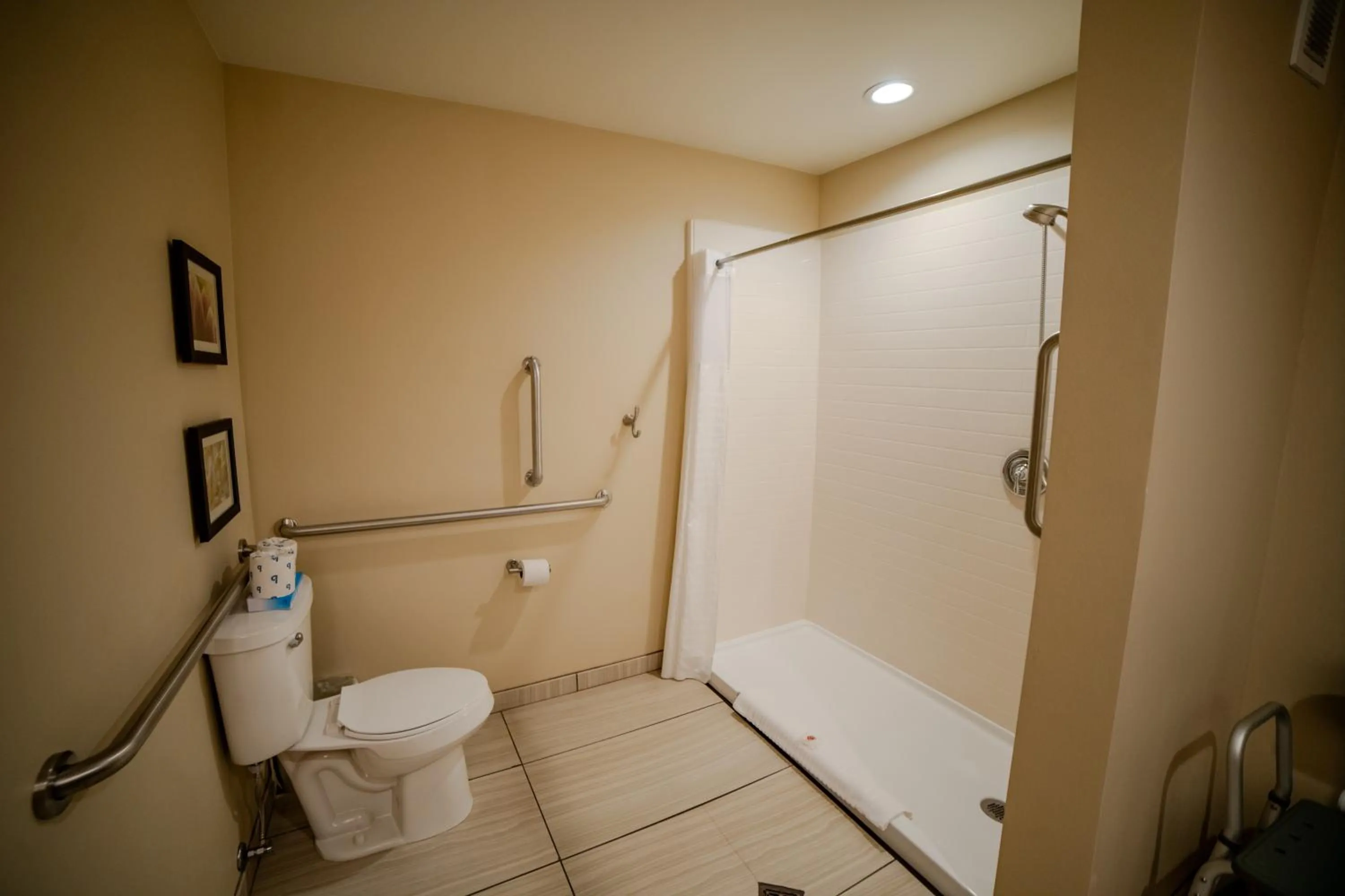 Shower in Comfort Suites University Brookings
