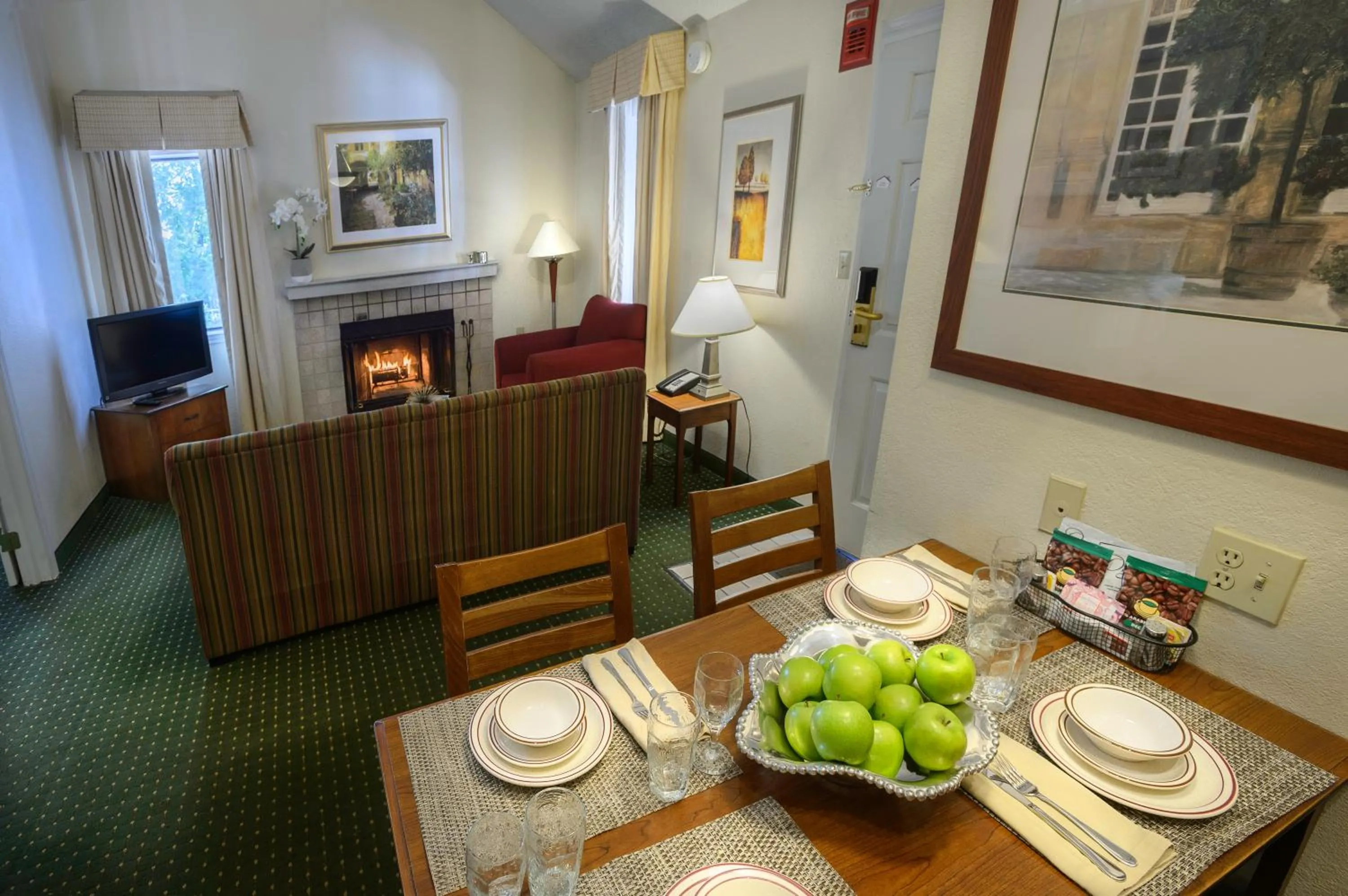 Living room in Residences at Daniel Webster
