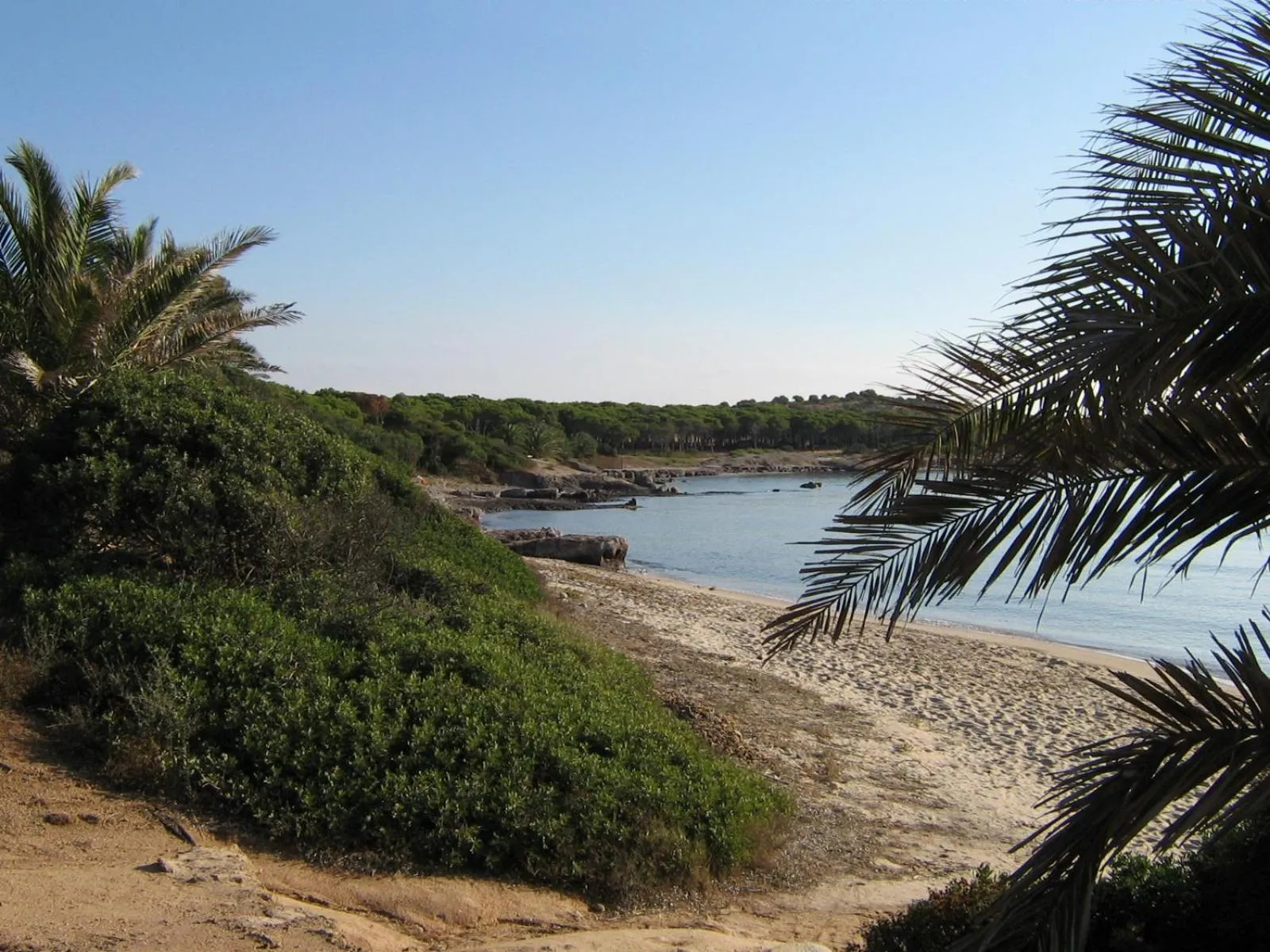 Sea view in Baia Delle Palme Beach
