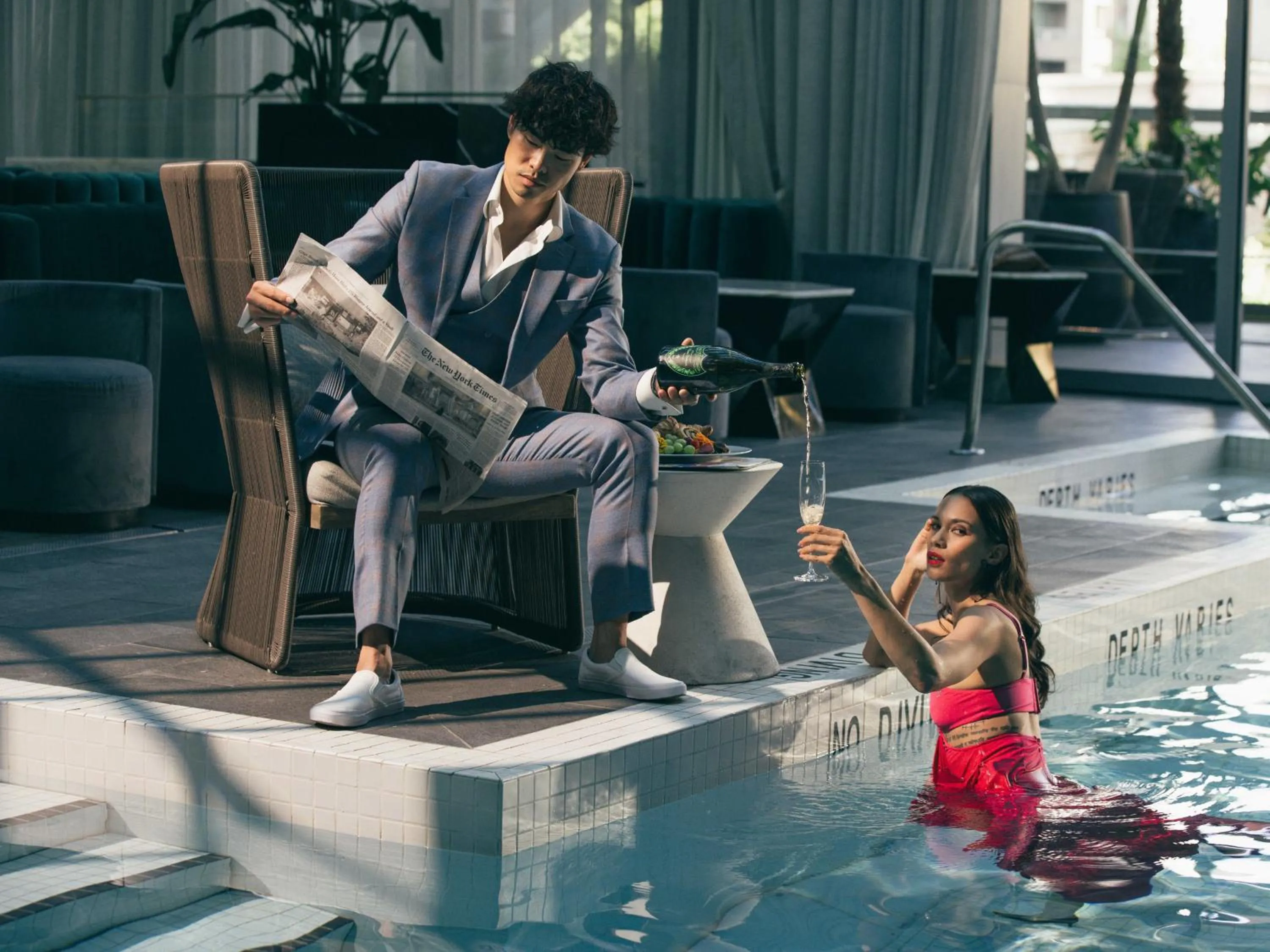 Pool view in Paradox Vancouver