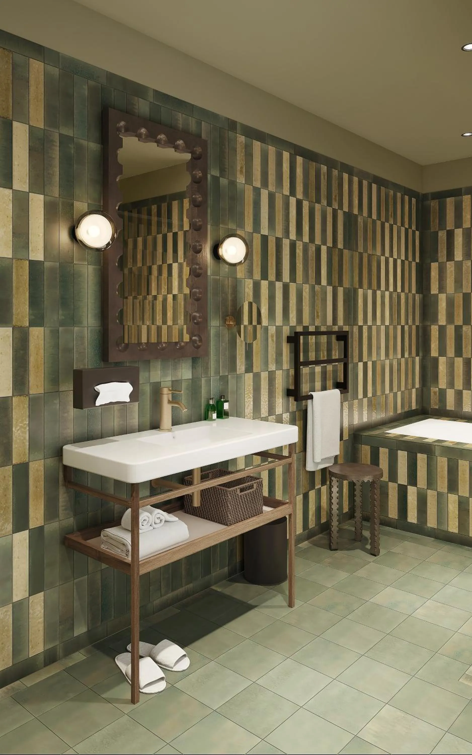 Bathroom in Hotel Gounod Fully Renovated