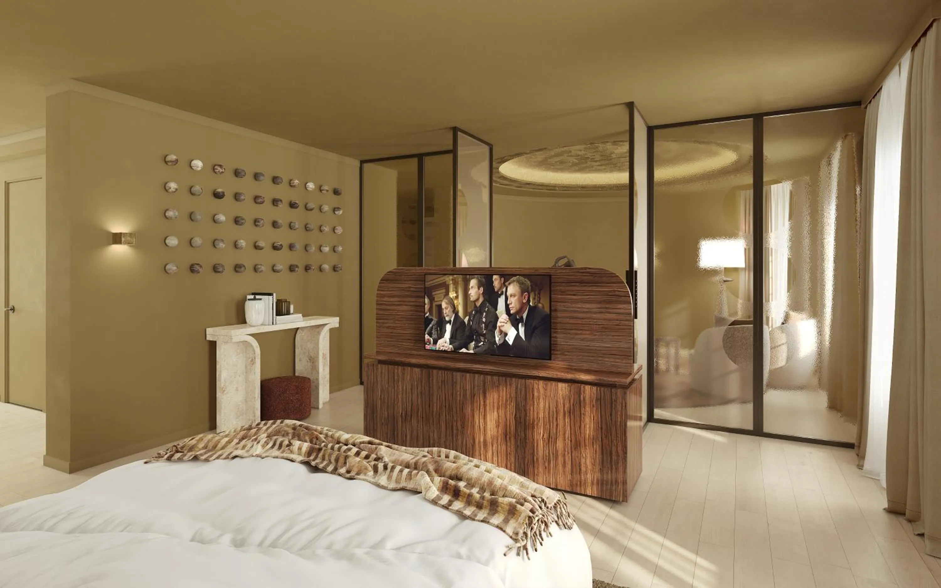 Bedroom, Bed in Hotel Gounod Fully Renovated