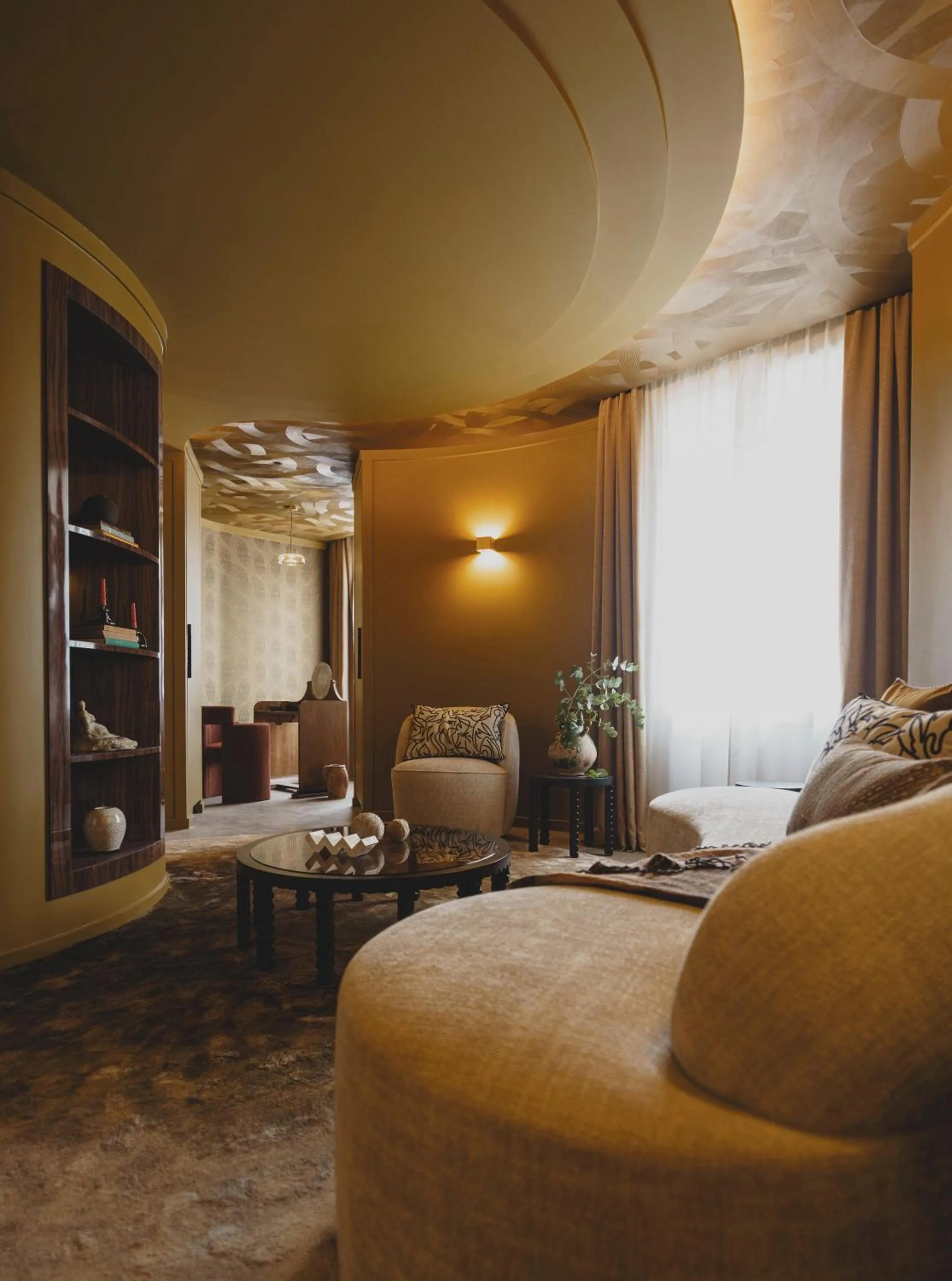 Seating area in Hotel Gounod Fully Renovated