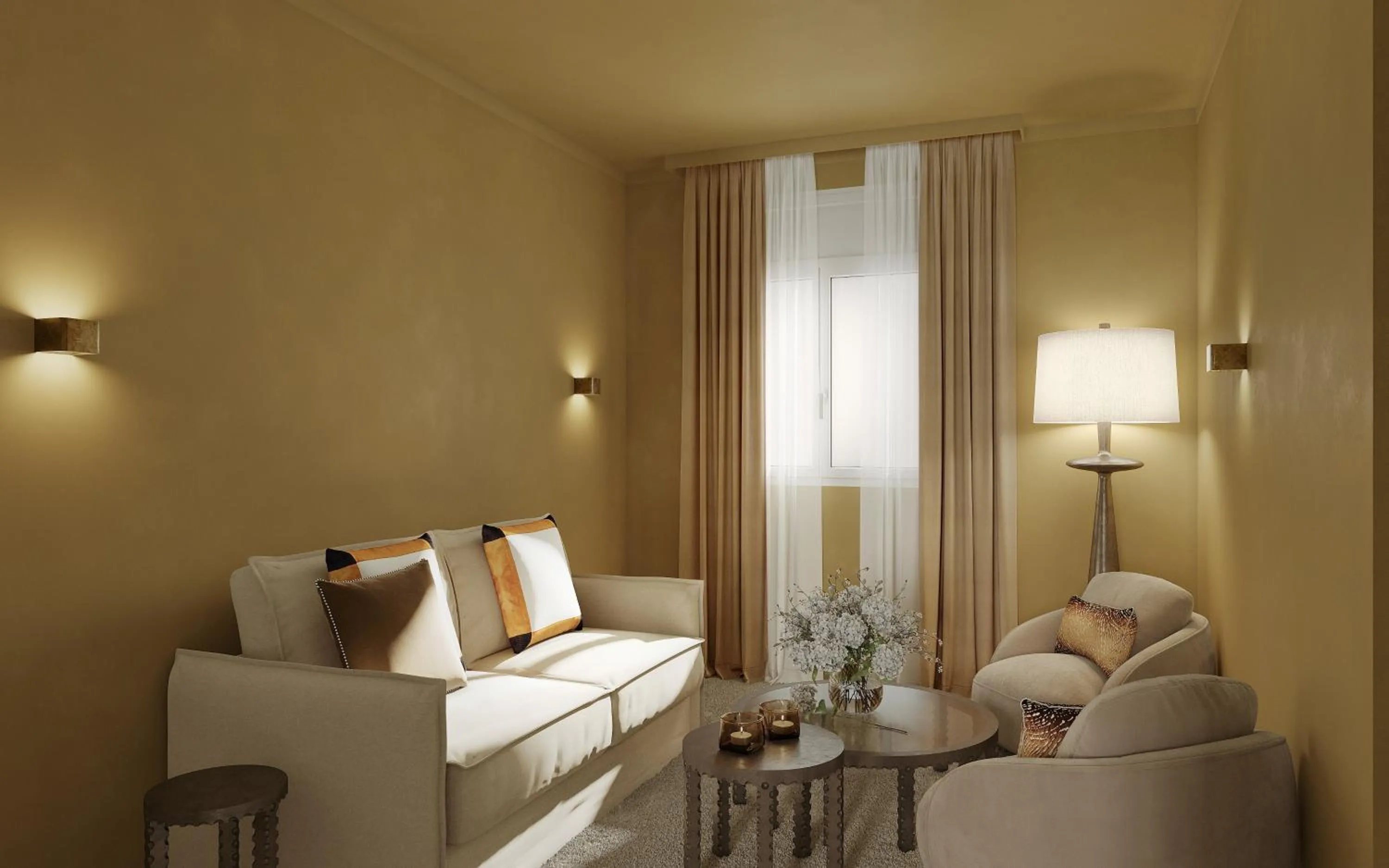 Bedroom in Hotel Gounod Fully Renovated