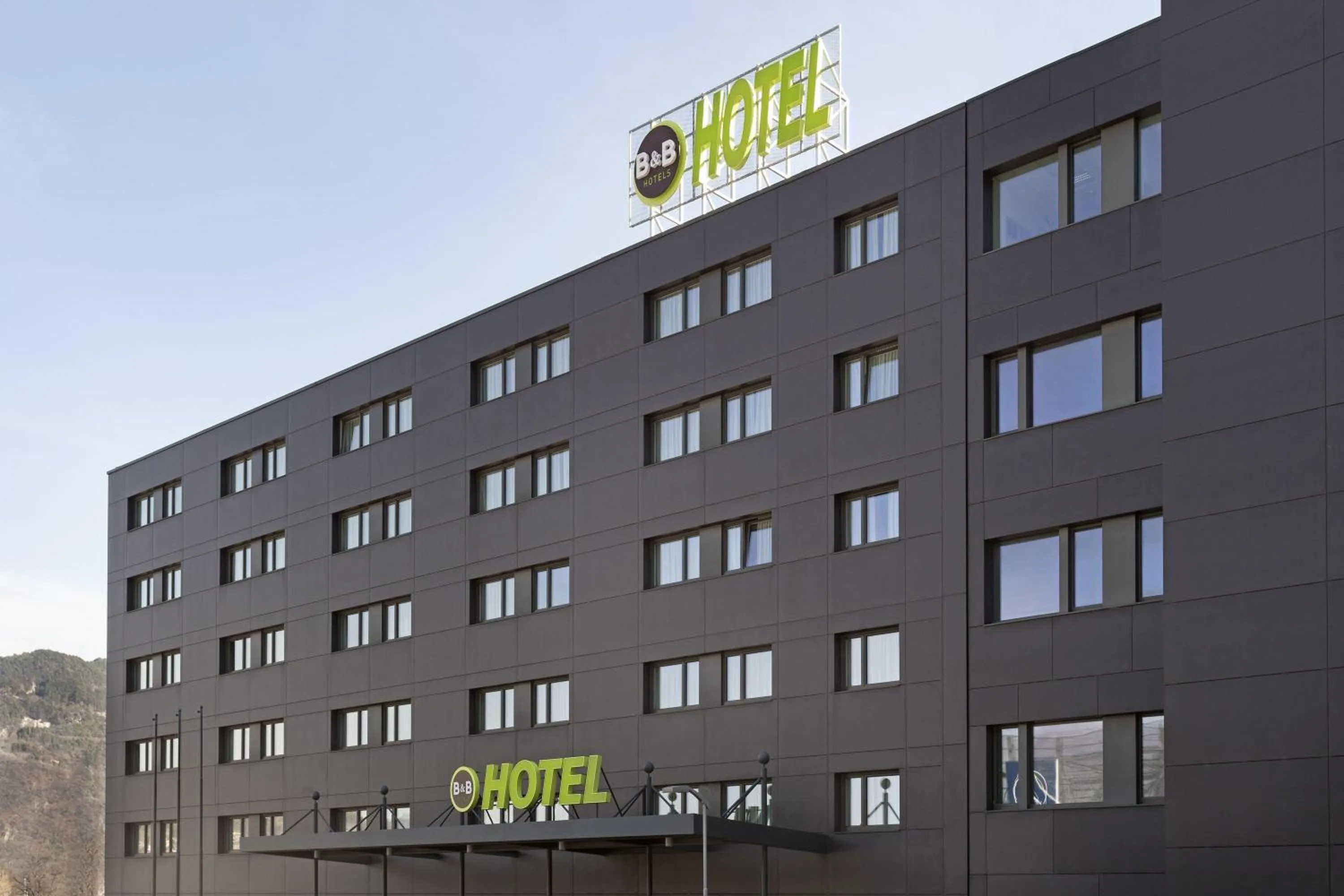 Property building in B&B Hotel Trento