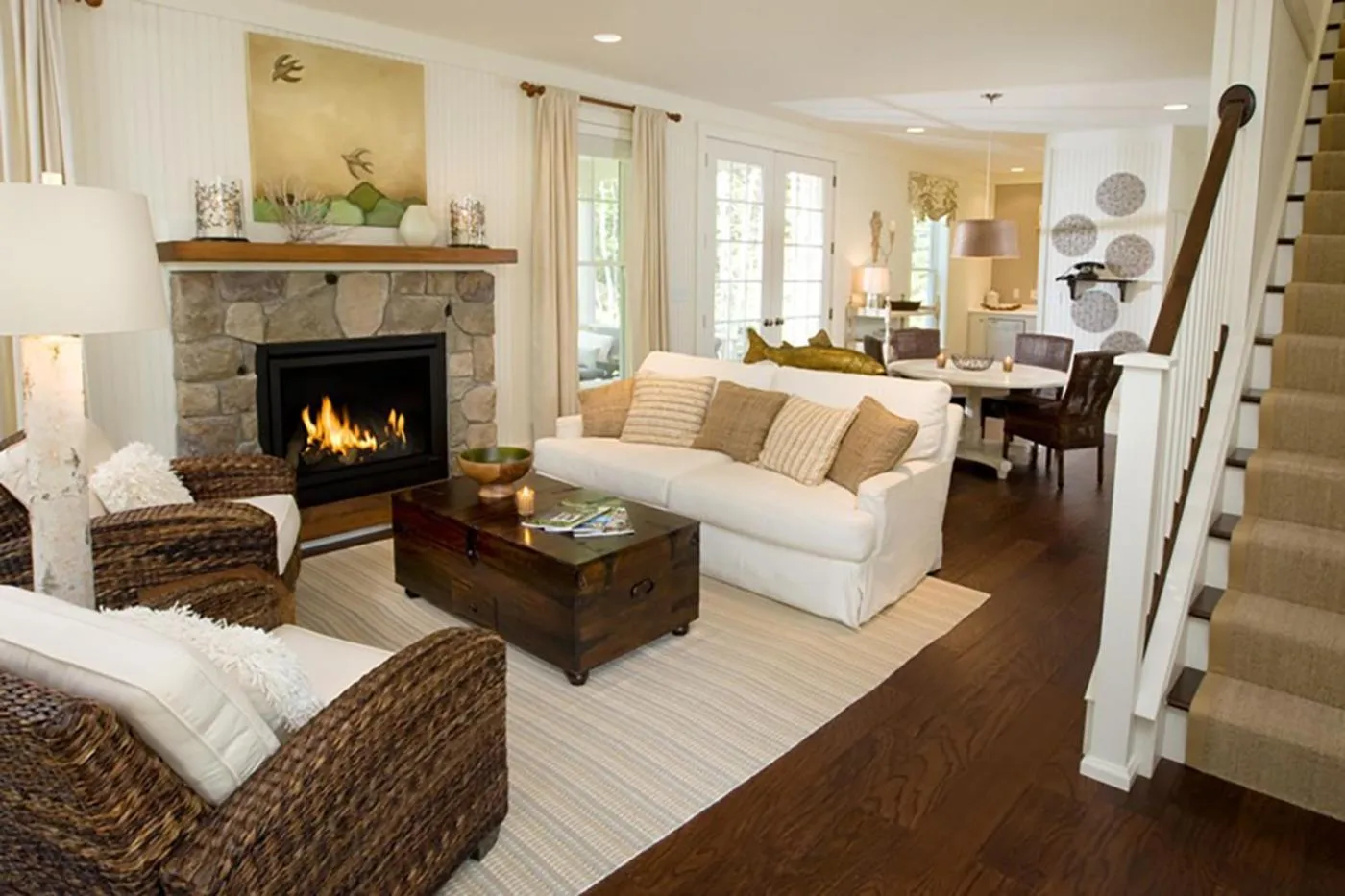 Living room in Hidden Pond Resort