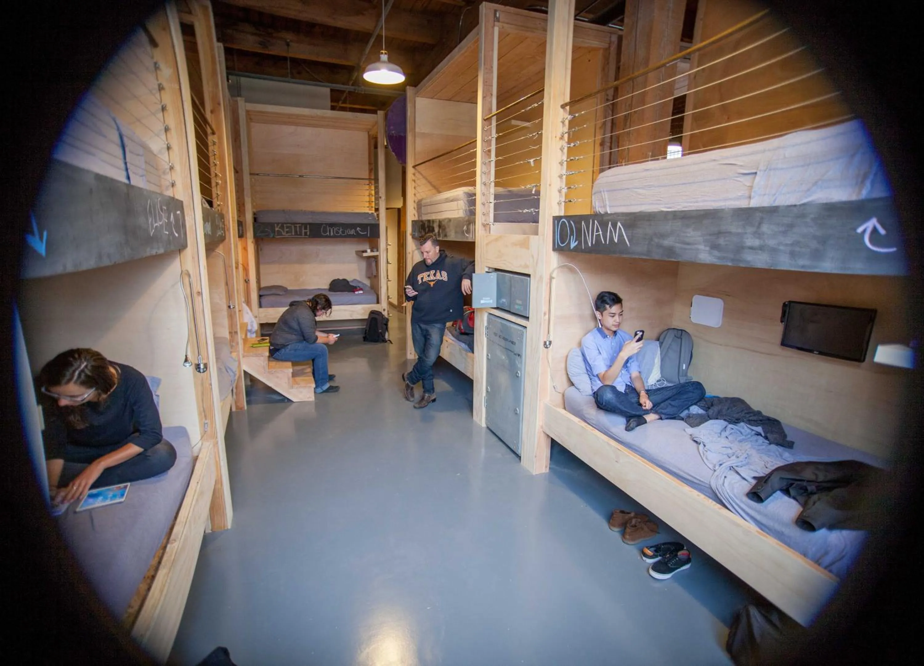 People, Bed in PodShare DTLA