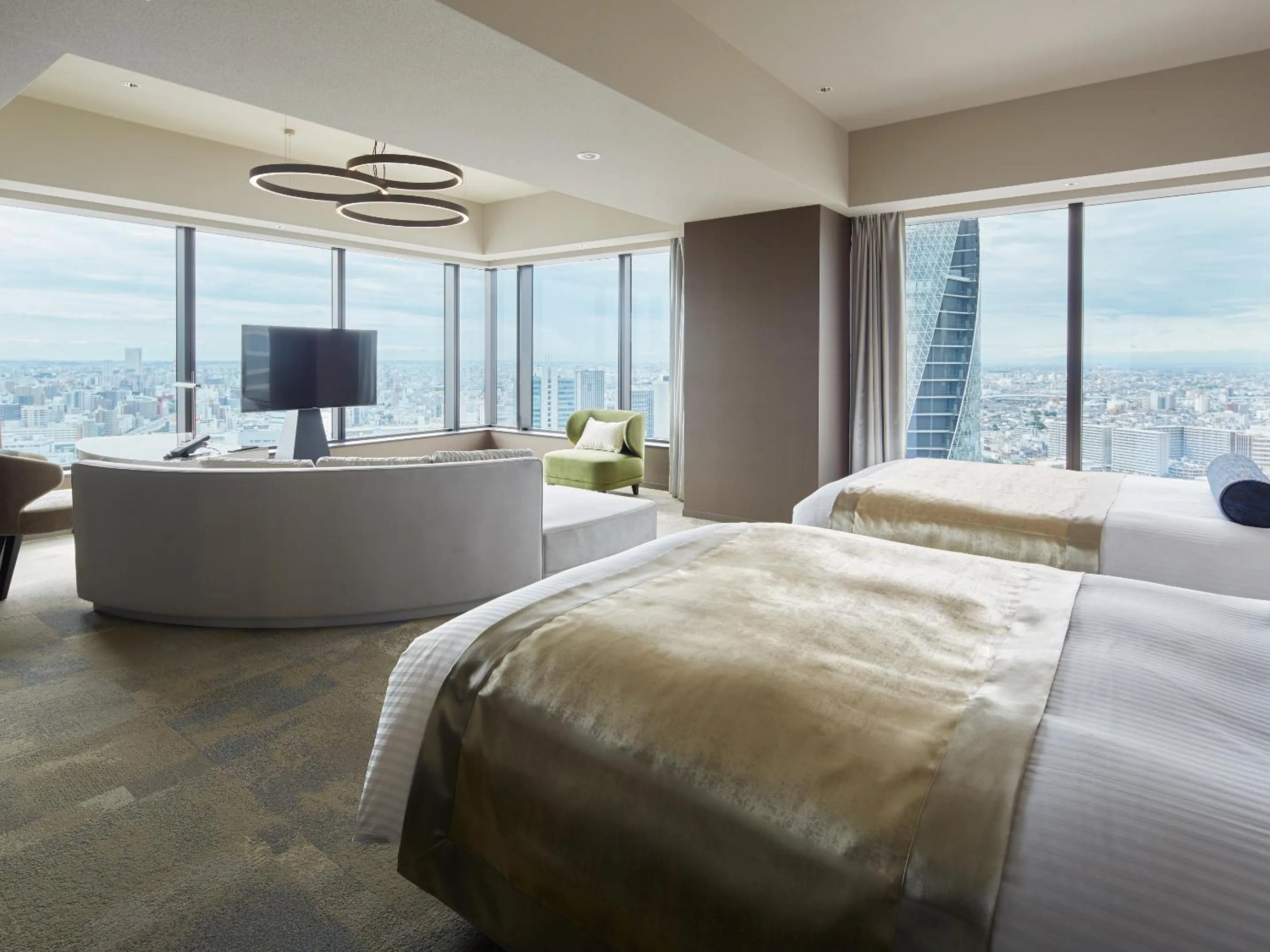 Photo of the whole room, Bed in Mitsui Garden Hotel Nagoya Premier