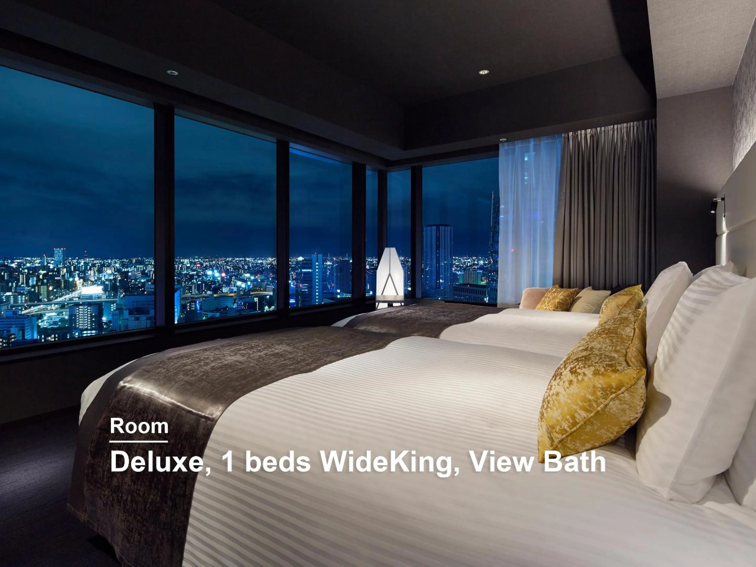 View (from property/room), Bed in Mitsui Garden Hotel Nagoya Premier