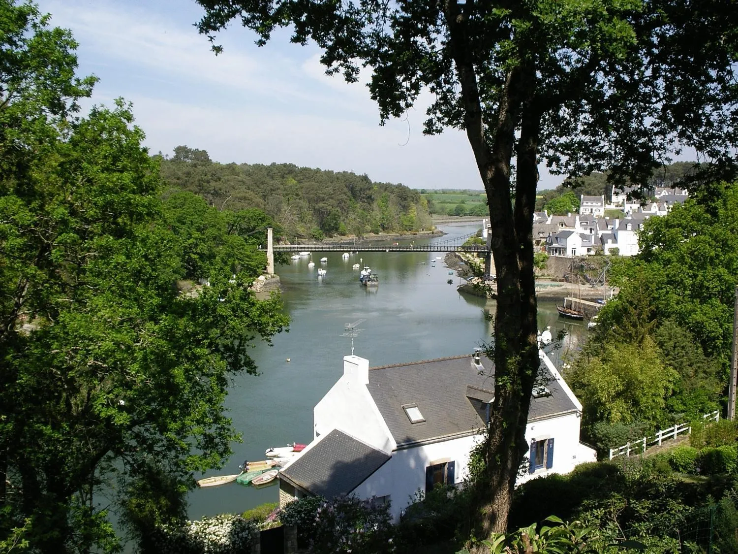 River view in Hotel Alicia Auray Le Bono