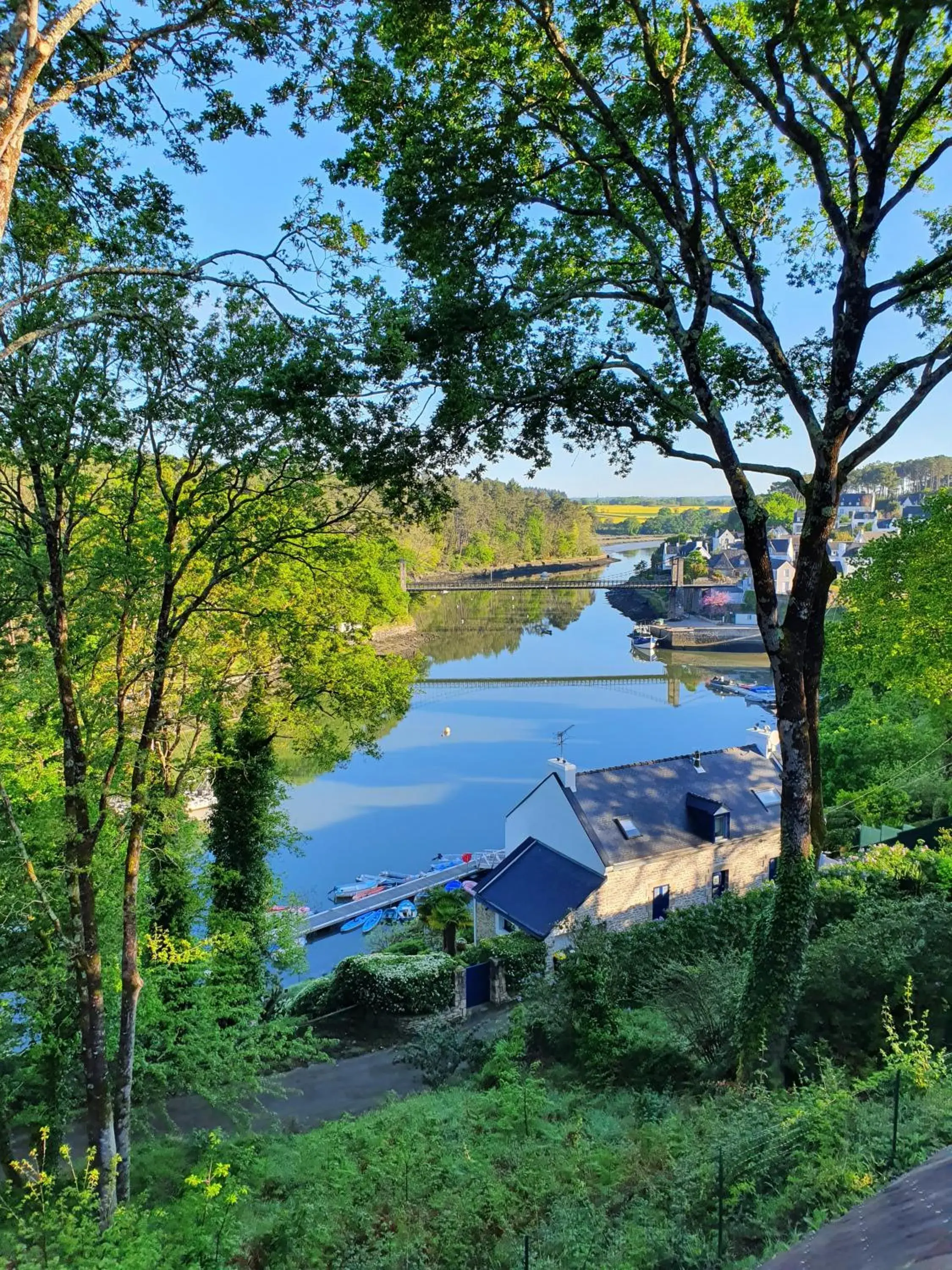 Privilege Twin Room with River View in Hotel Alicia Auray Le Bono Privilege Twin Room with River View in Hotel Alicia Auray Le Bono