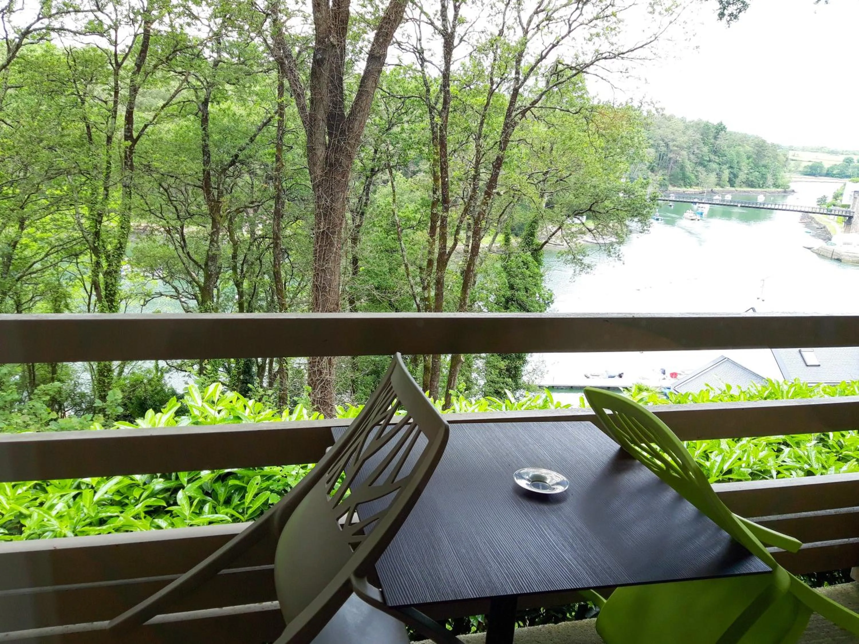 Balcony/Terrace in Hotel Alicia Auray Le Bono