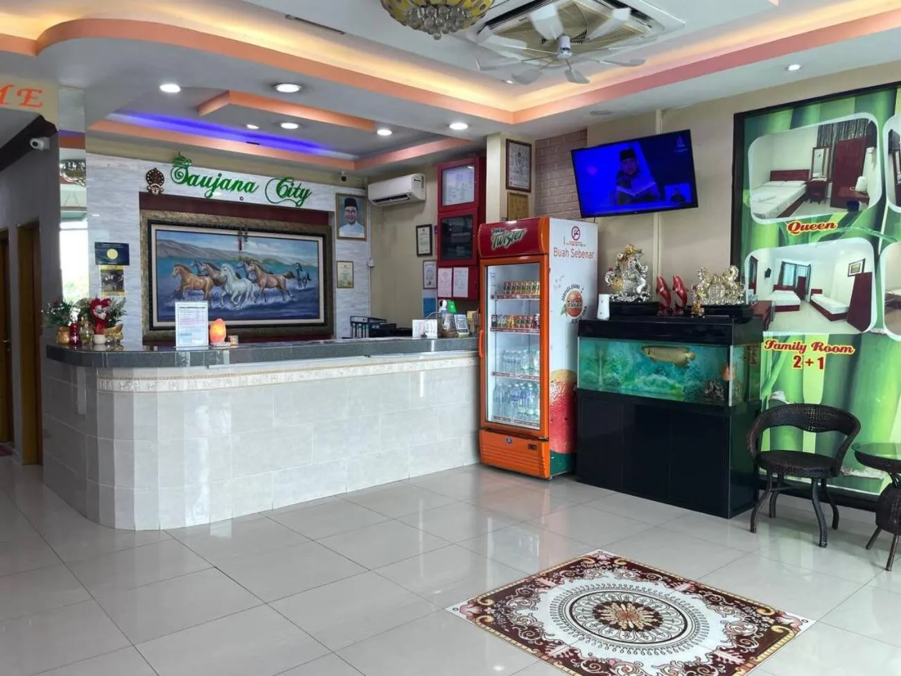 Lobby or reception in Saujana City Hotel