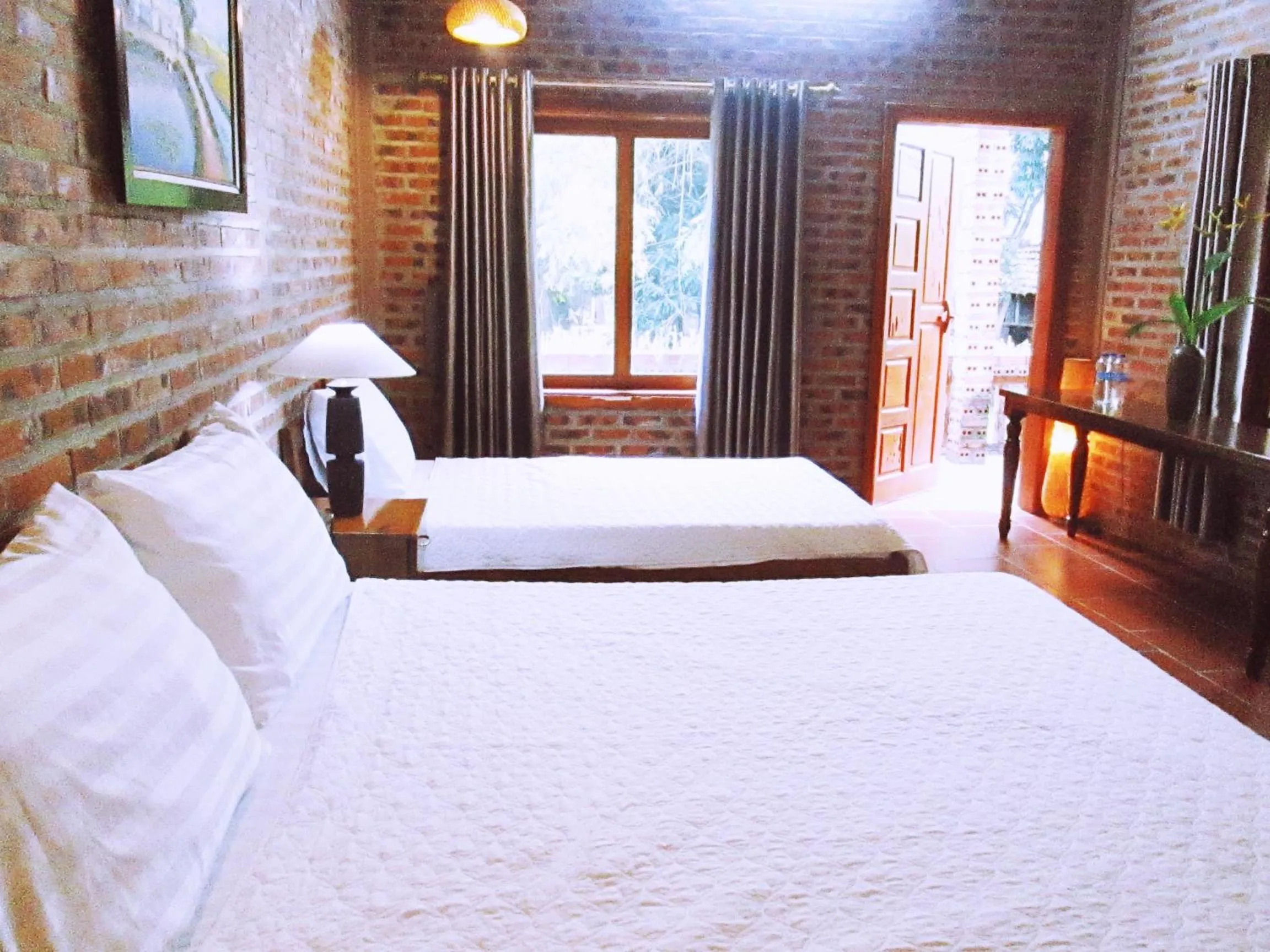 Bed in Ninh Binh Nature Homestay