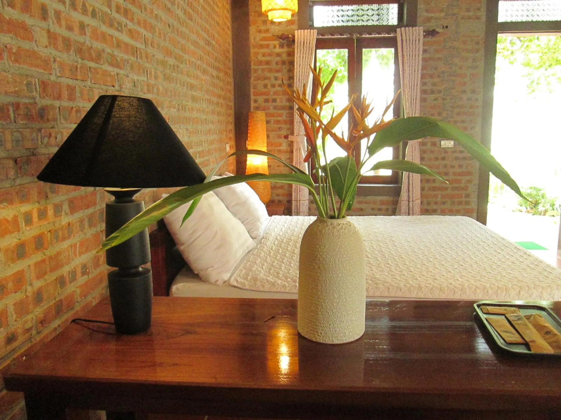 Bed in Ninh Binh Nature Homestay