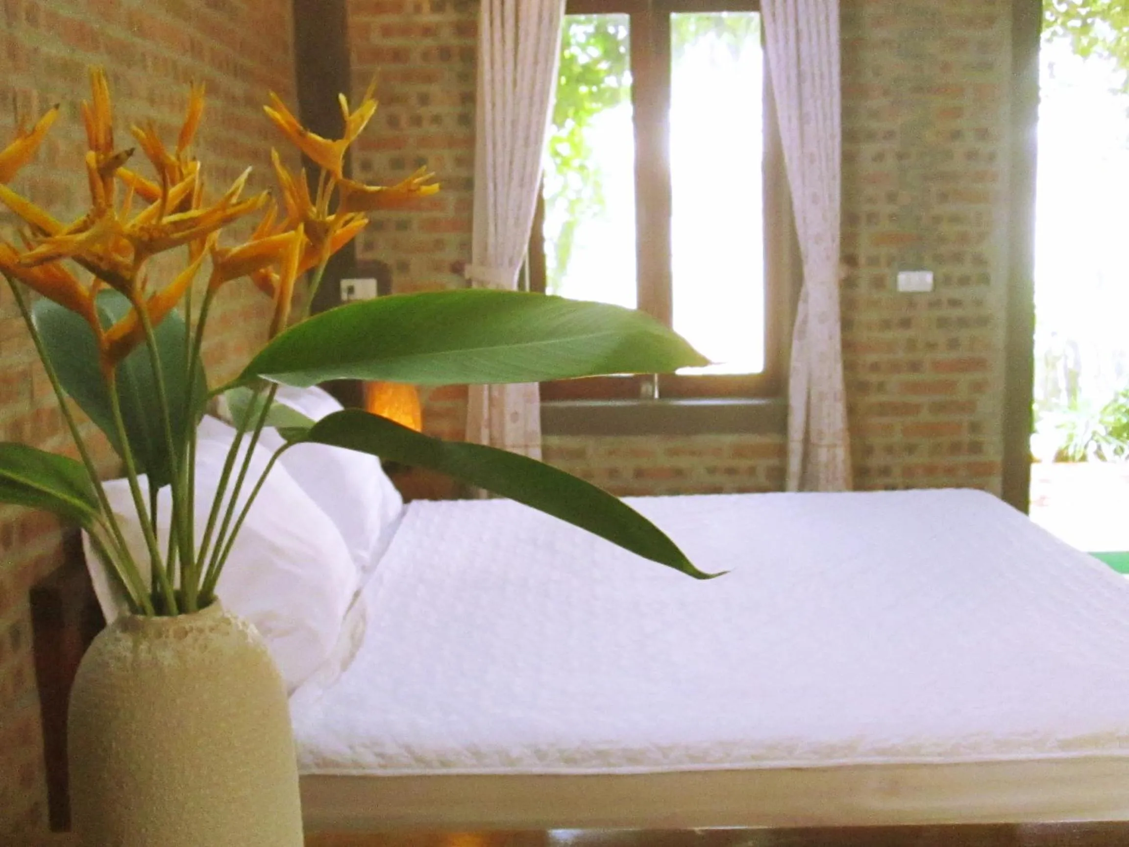 Bed in Ninh Binh Nature Homestay