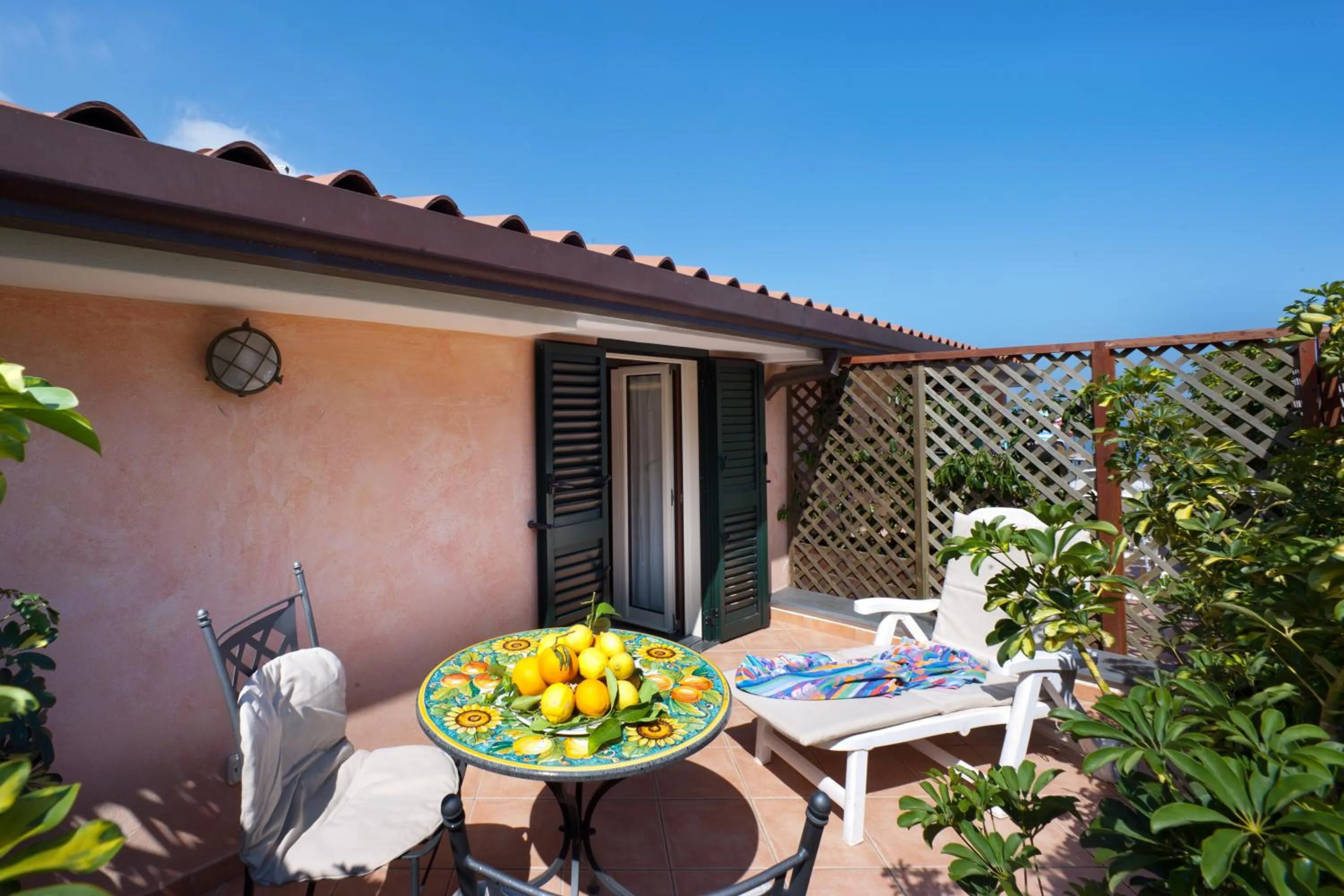 Patio in Villa Pane Resort