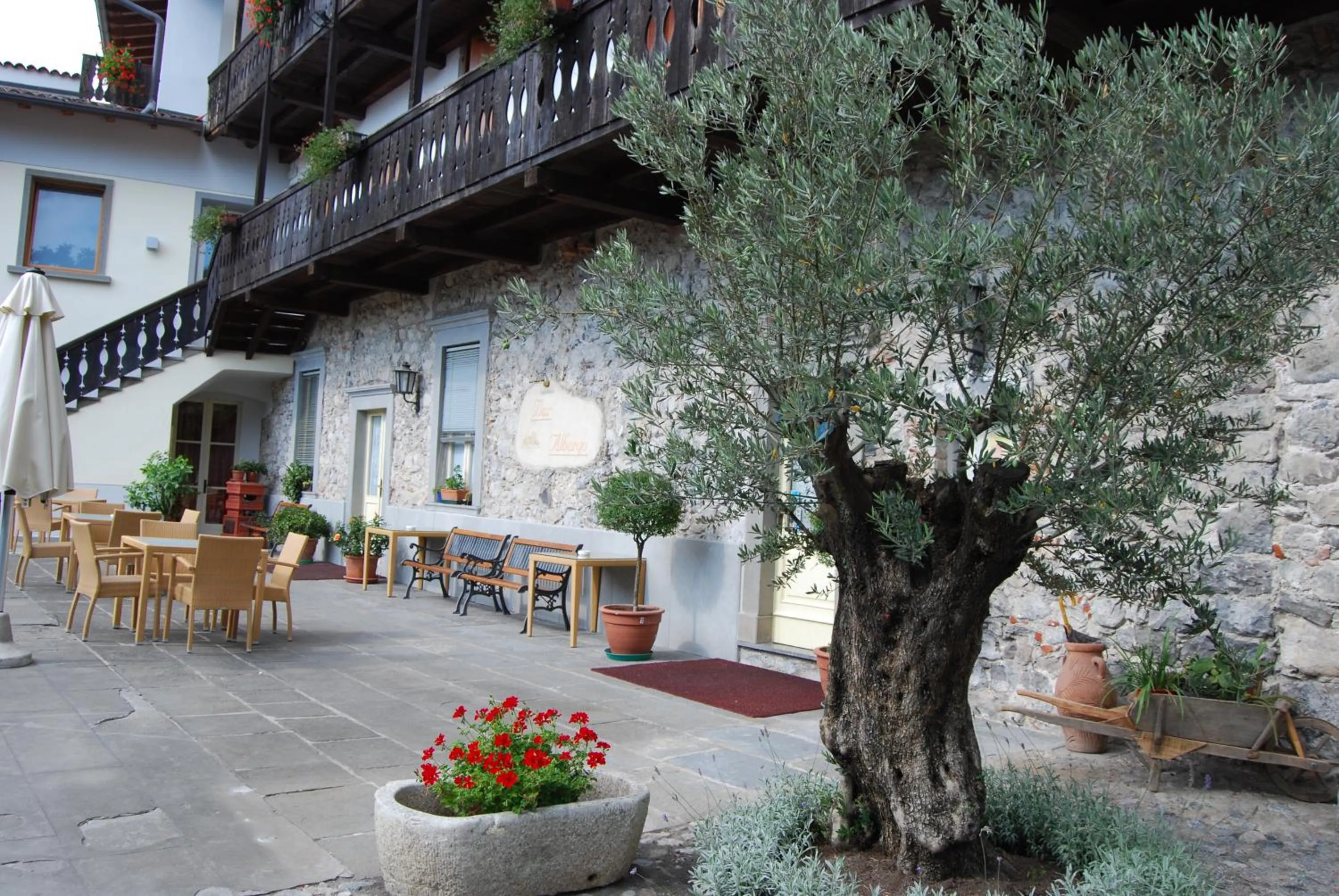 Patio in Albergo Ristorante Orazio