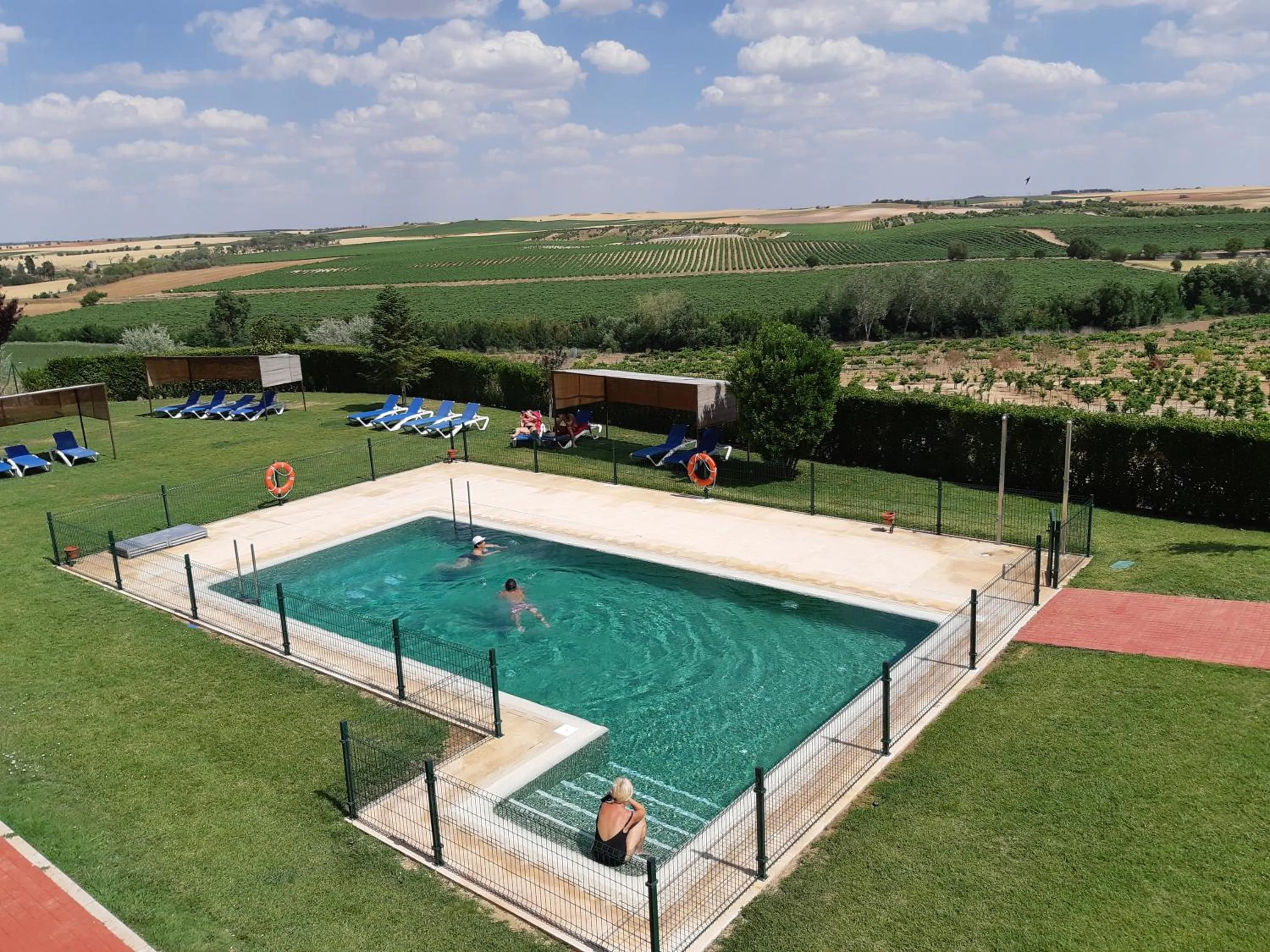 Pool view in Complejo Enoturístico Finca La Estacada