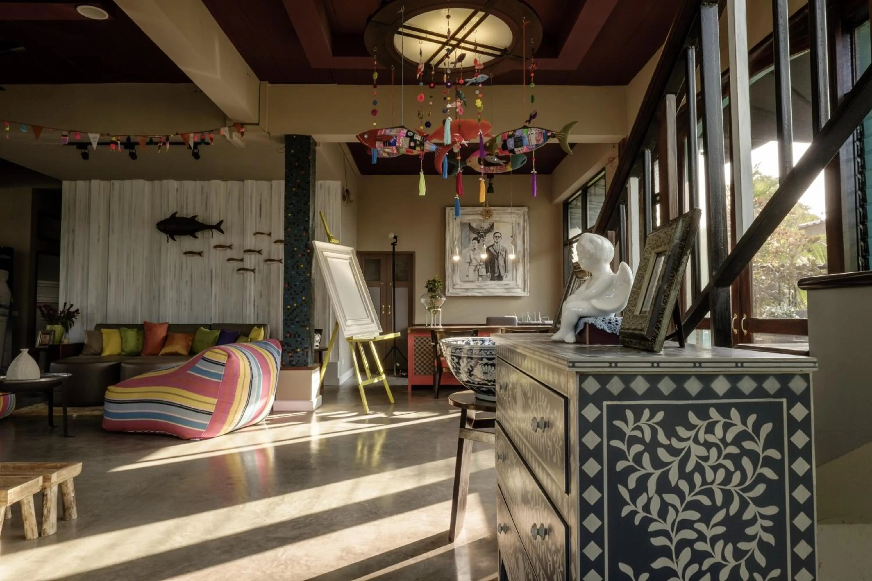 Lobby or reception in Amphawa Caza Platuu