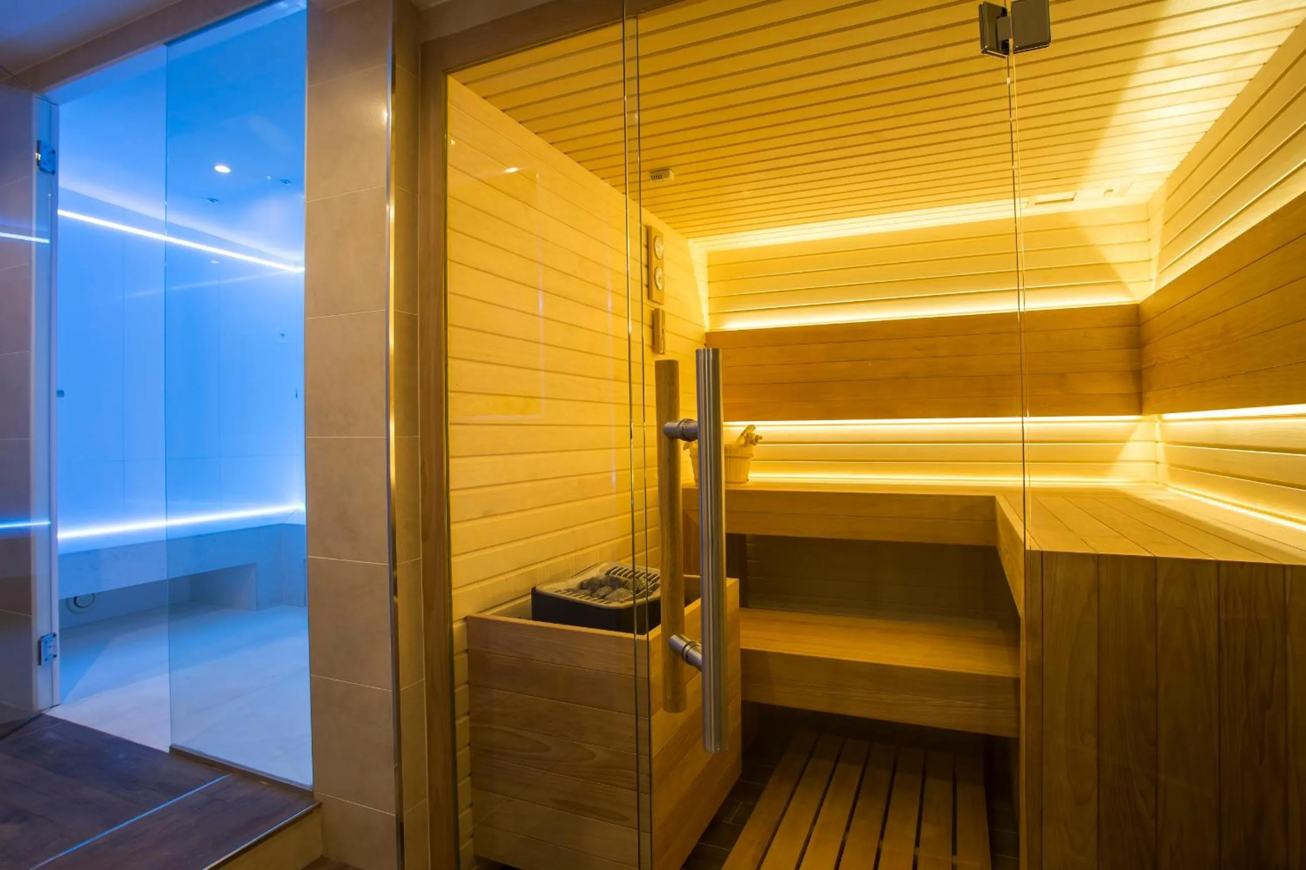 Sauna in Adrion Aparthotel