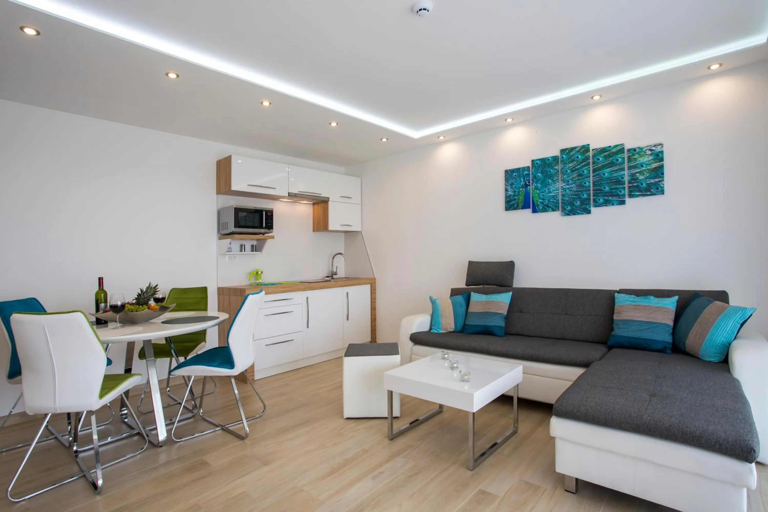 Living room in Adrion Aparthotel