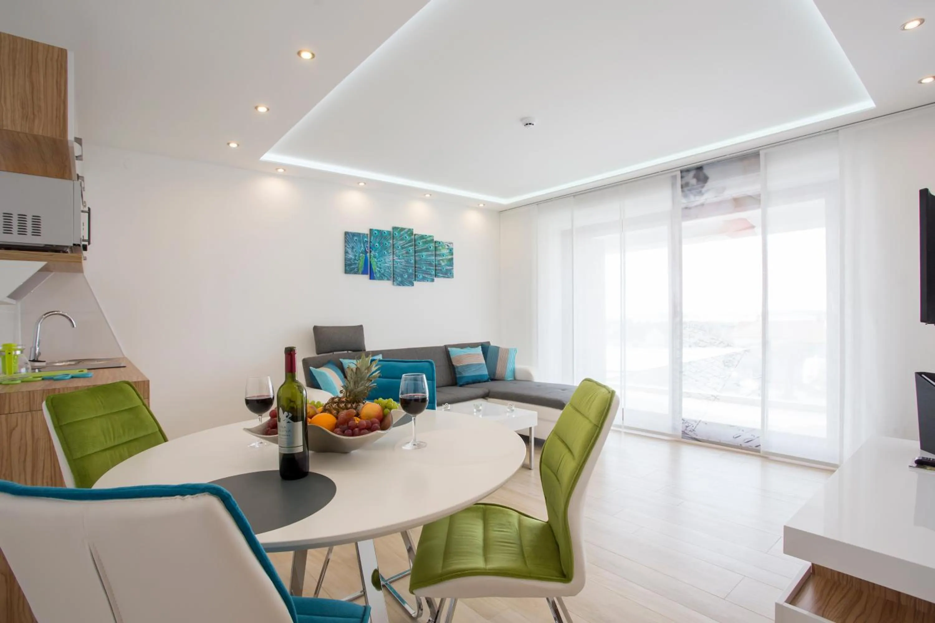 Living room in Adrion Aparthotel