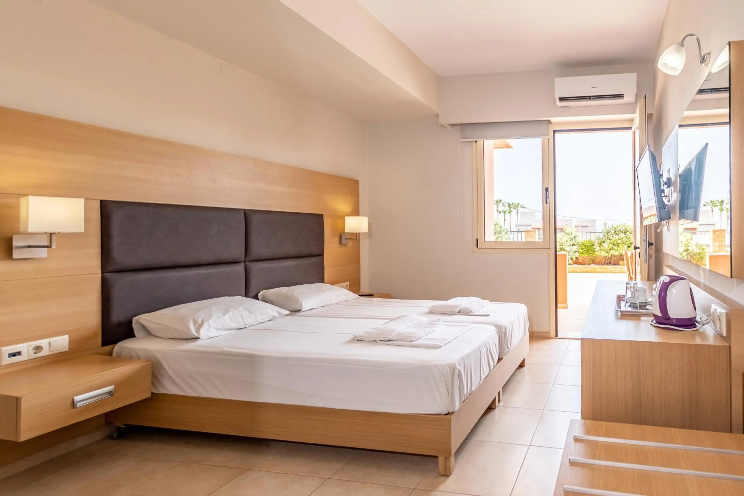 Bed in Pleasure Beach Hotel