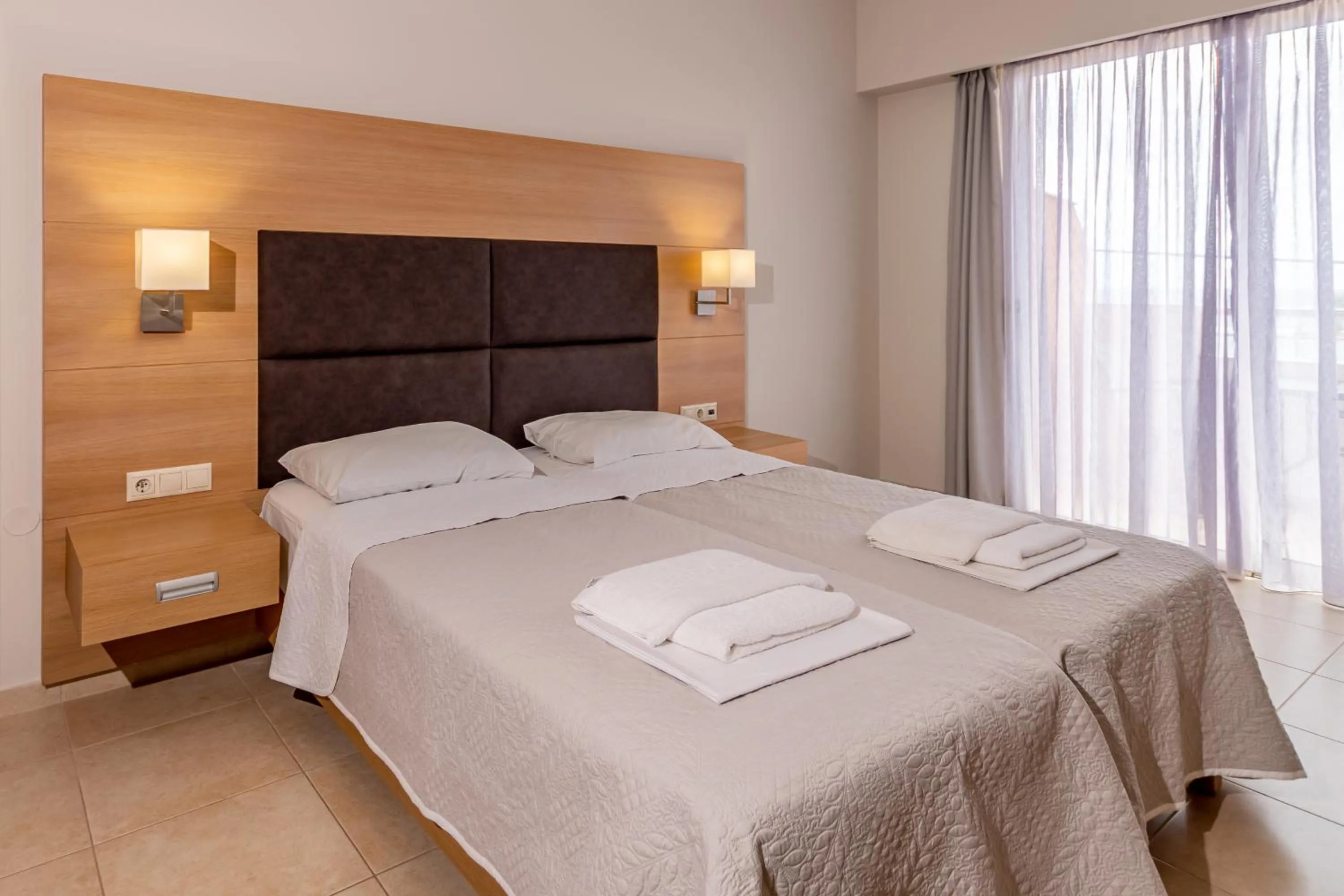 Bed in Pleasure Beach Hotel