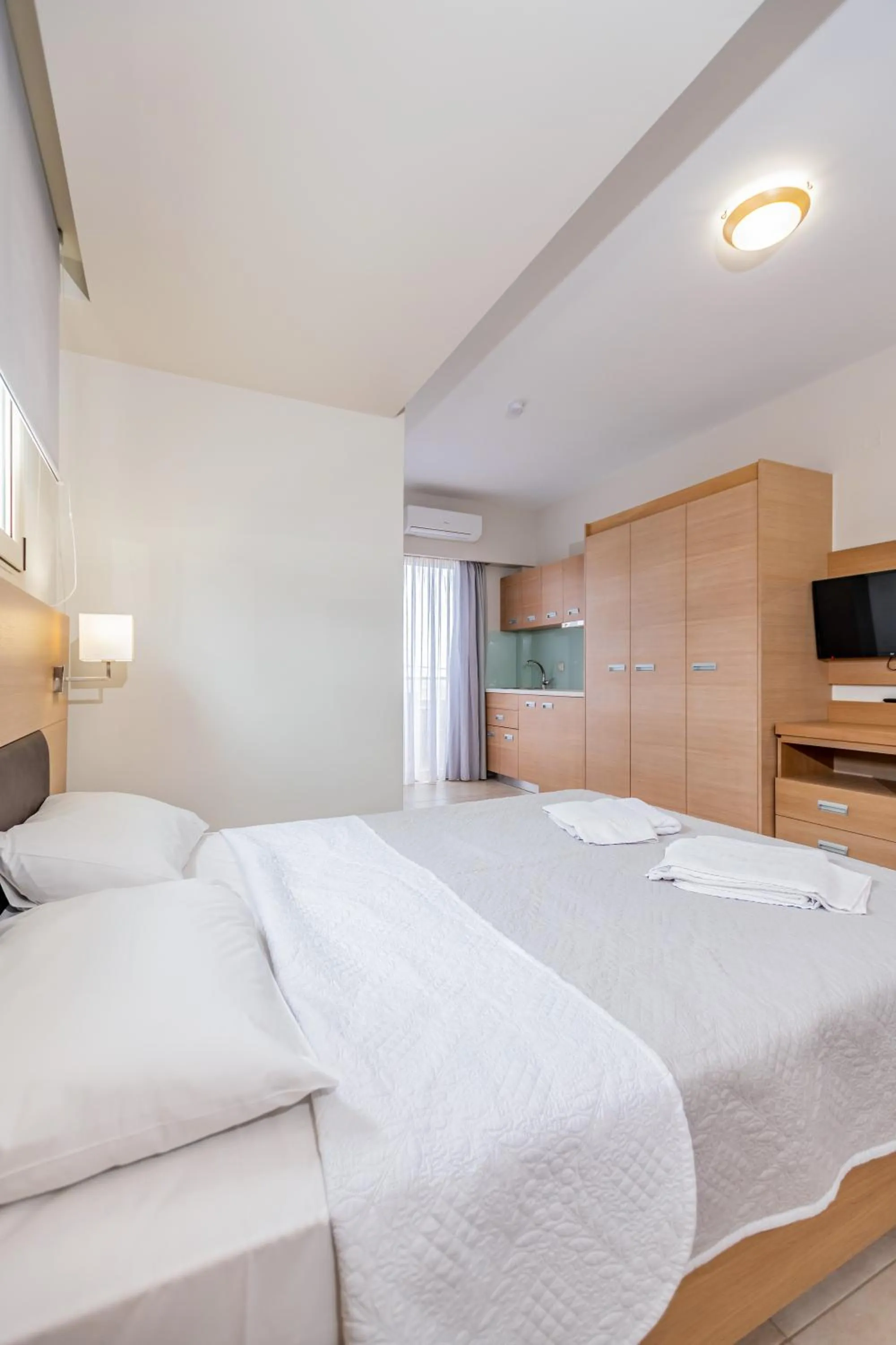 Bed in Pleasure Beach Hotel