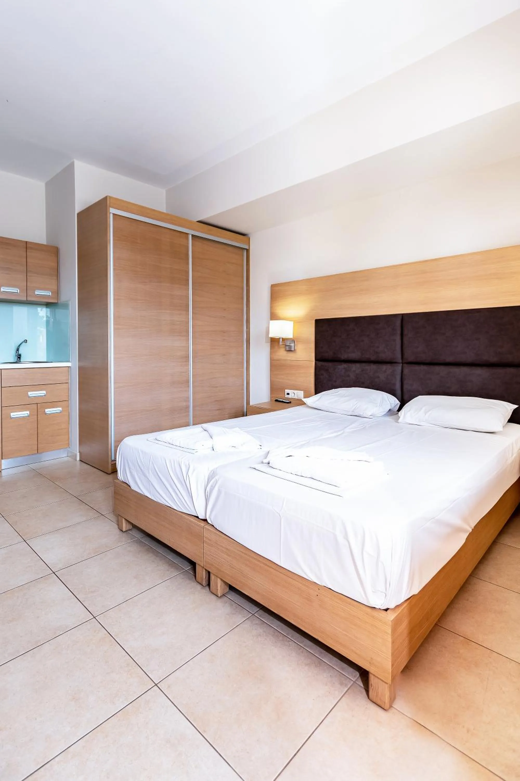 Bed in Pleasure Beach Hotel