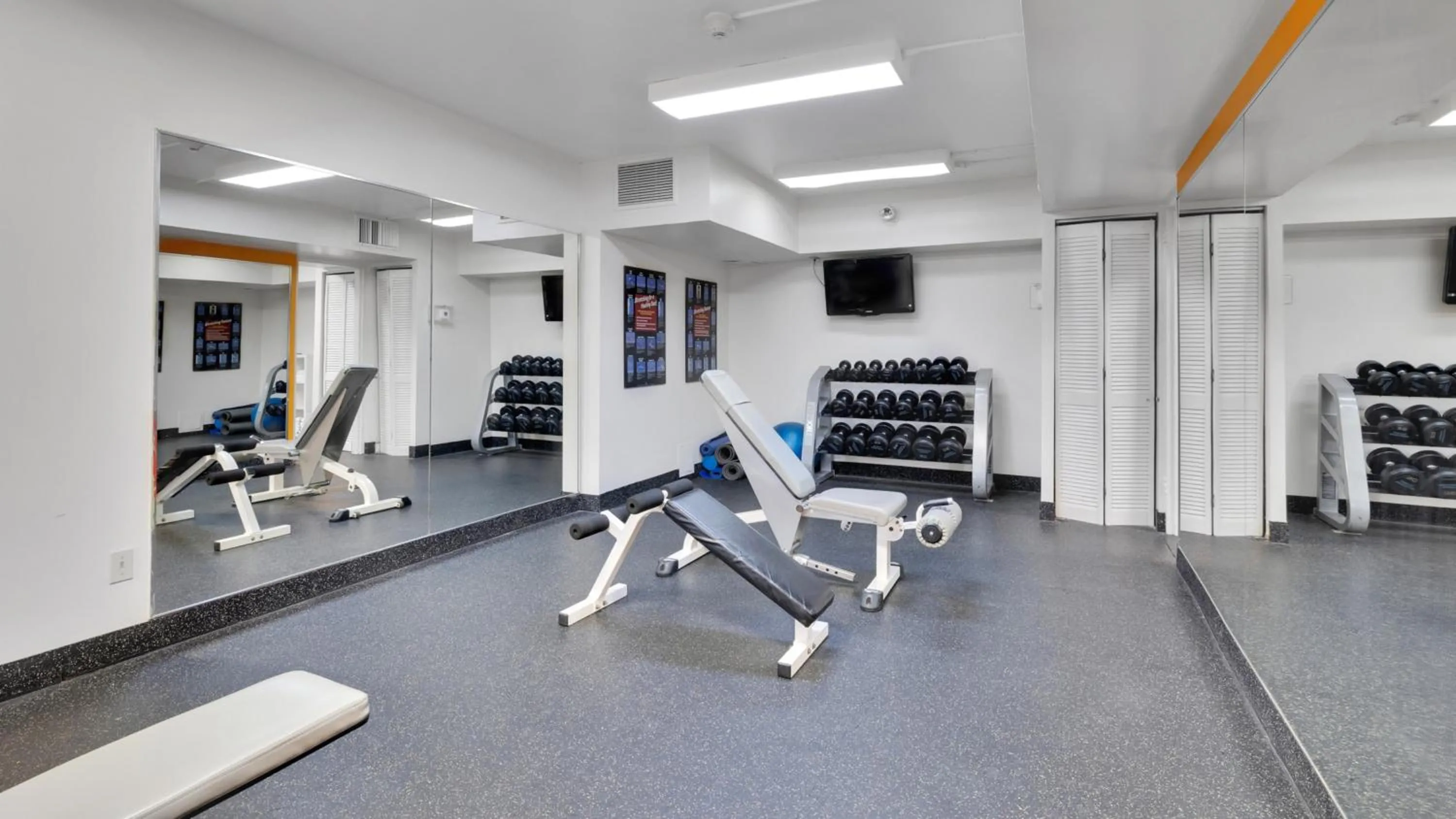 Fitness centre/facilities in Holiday Inn Hotel Peterborough Waterfront by IHG