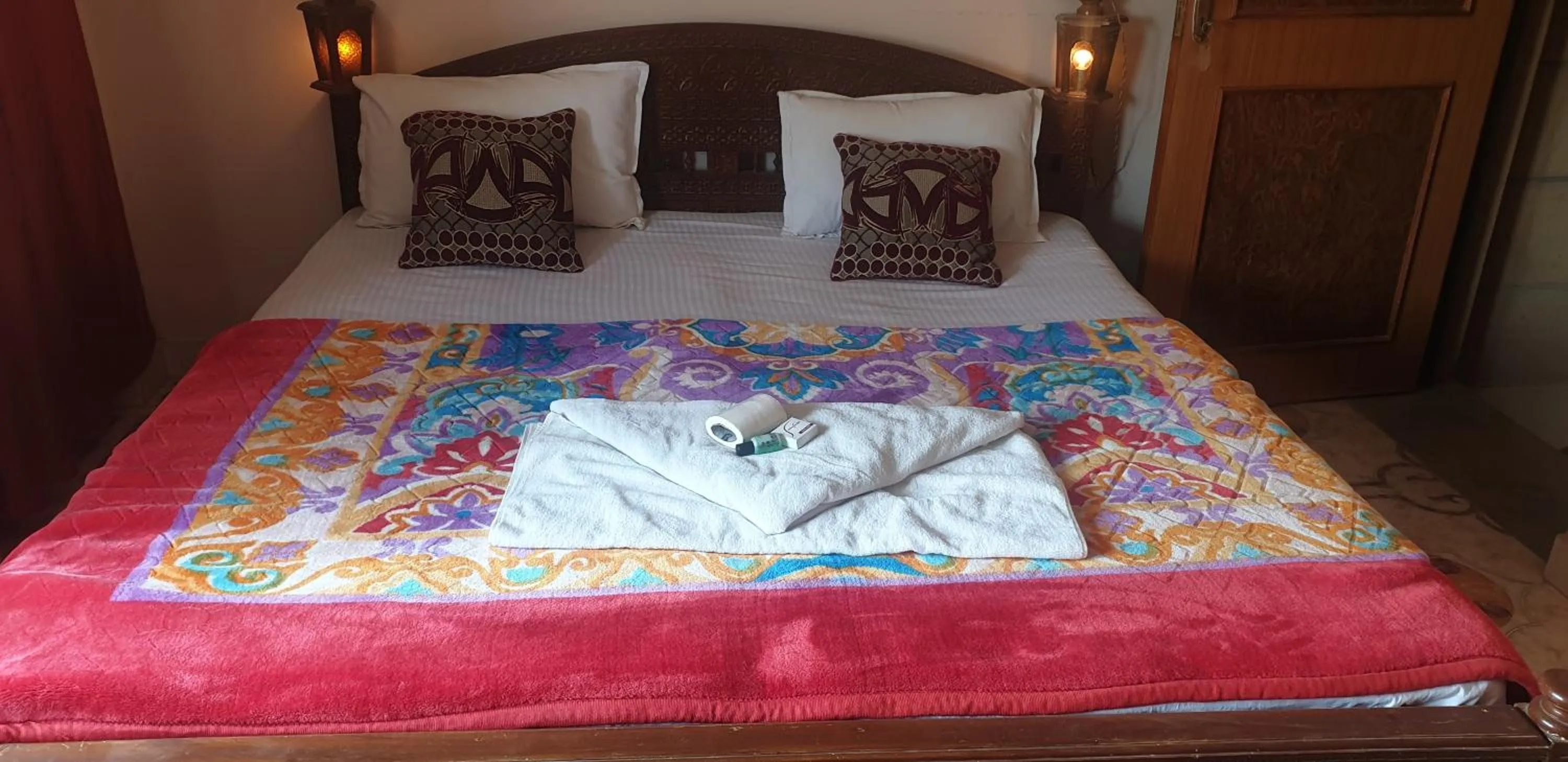 Bed in Hotel Siddhartha