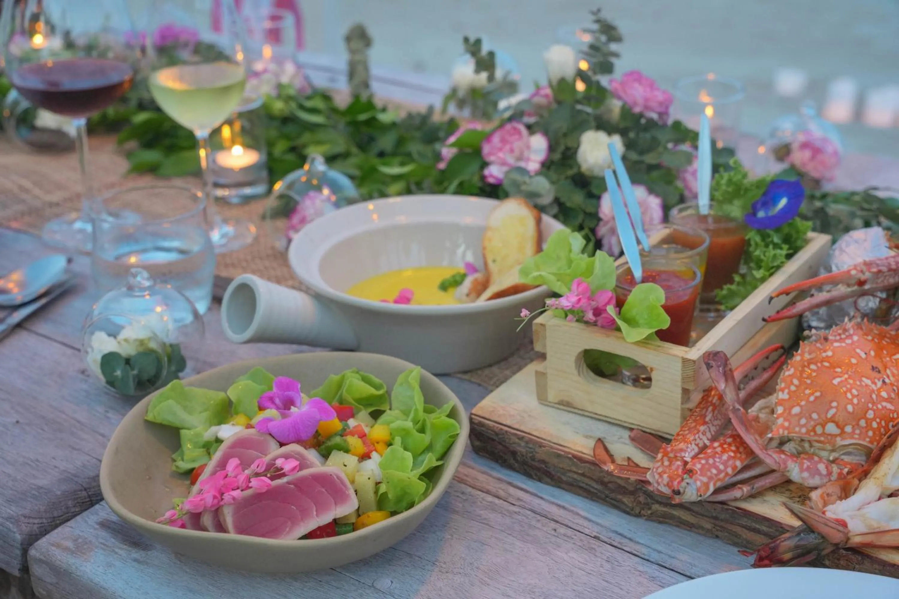 Dining area in New Star Beach Resort