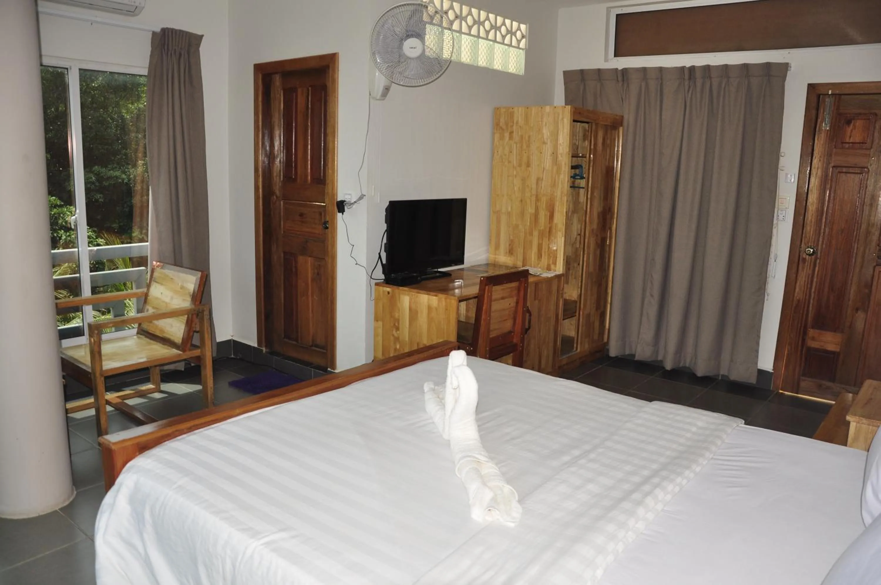 Bed in Sok Heng Guesthouse