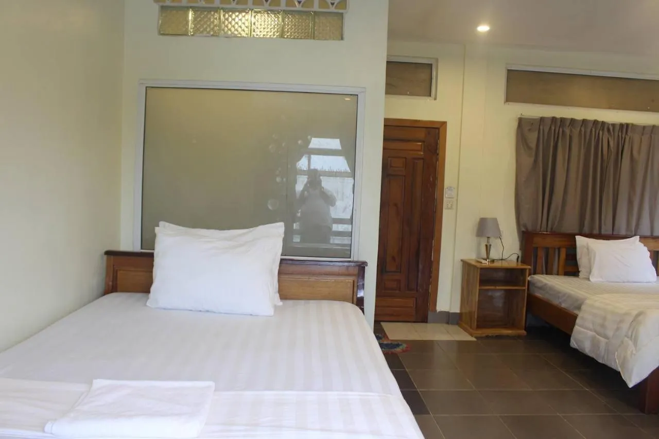 Bed in Sok Heng Guesthouse