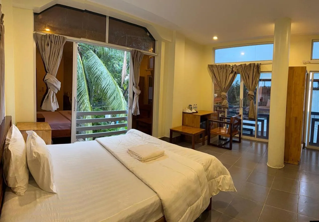 Bed in Sok Heng Guesthouse