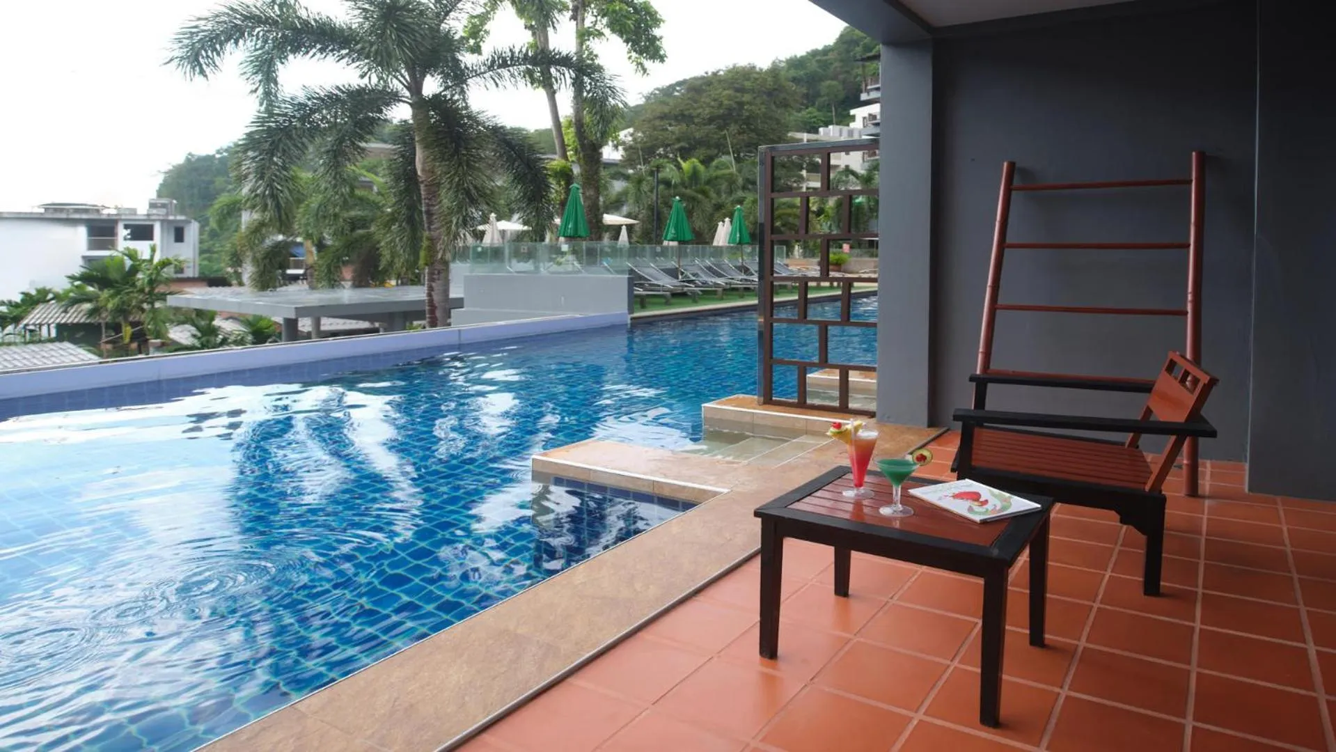 Pool view in Krabi Chada Resort