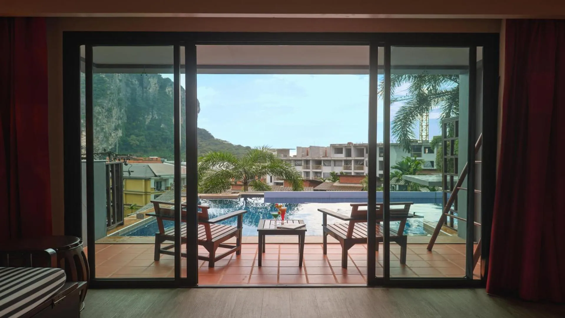 Pool view in Krabi Chada Resort