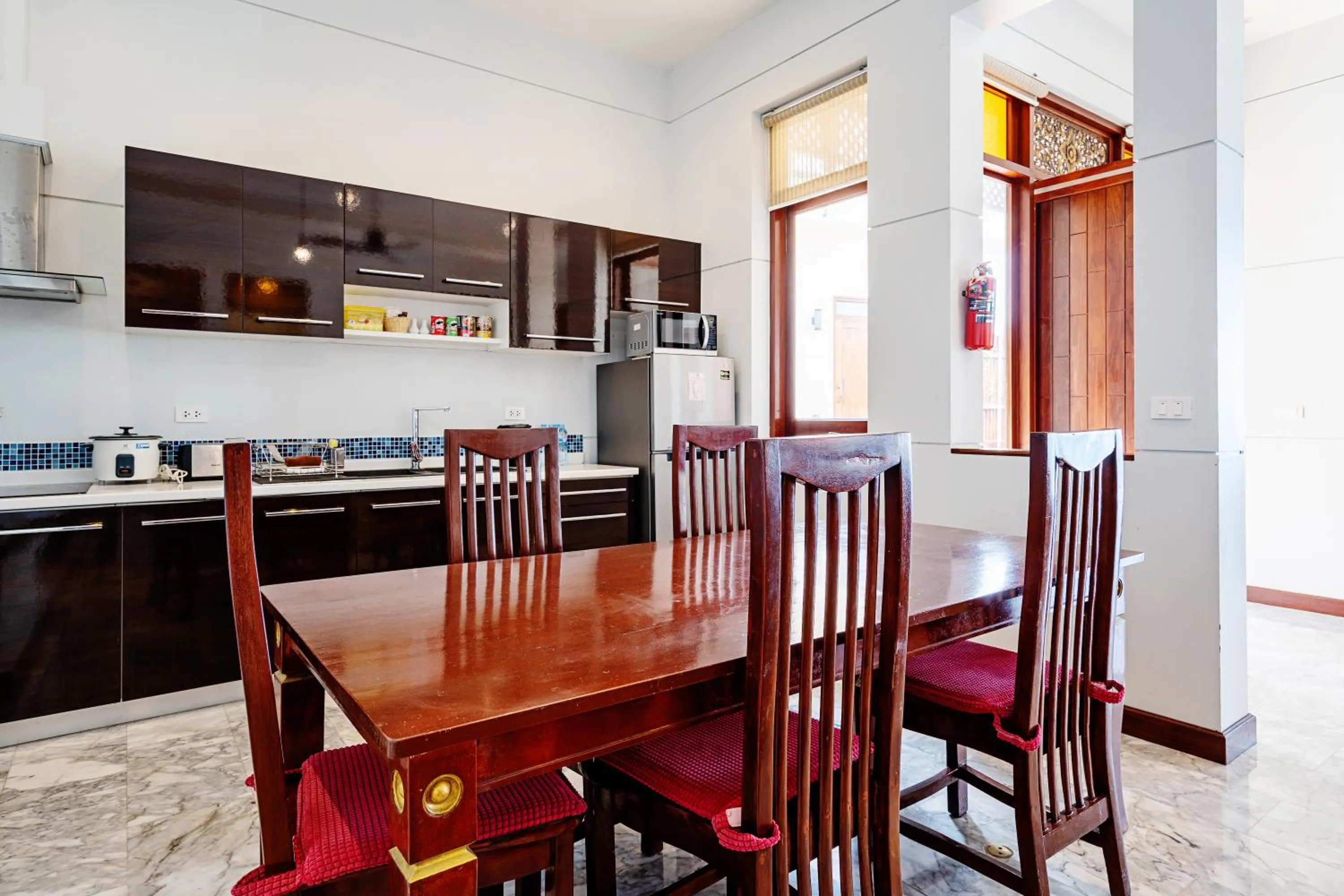Dining area in Sandalwood Luxury Villa Resort