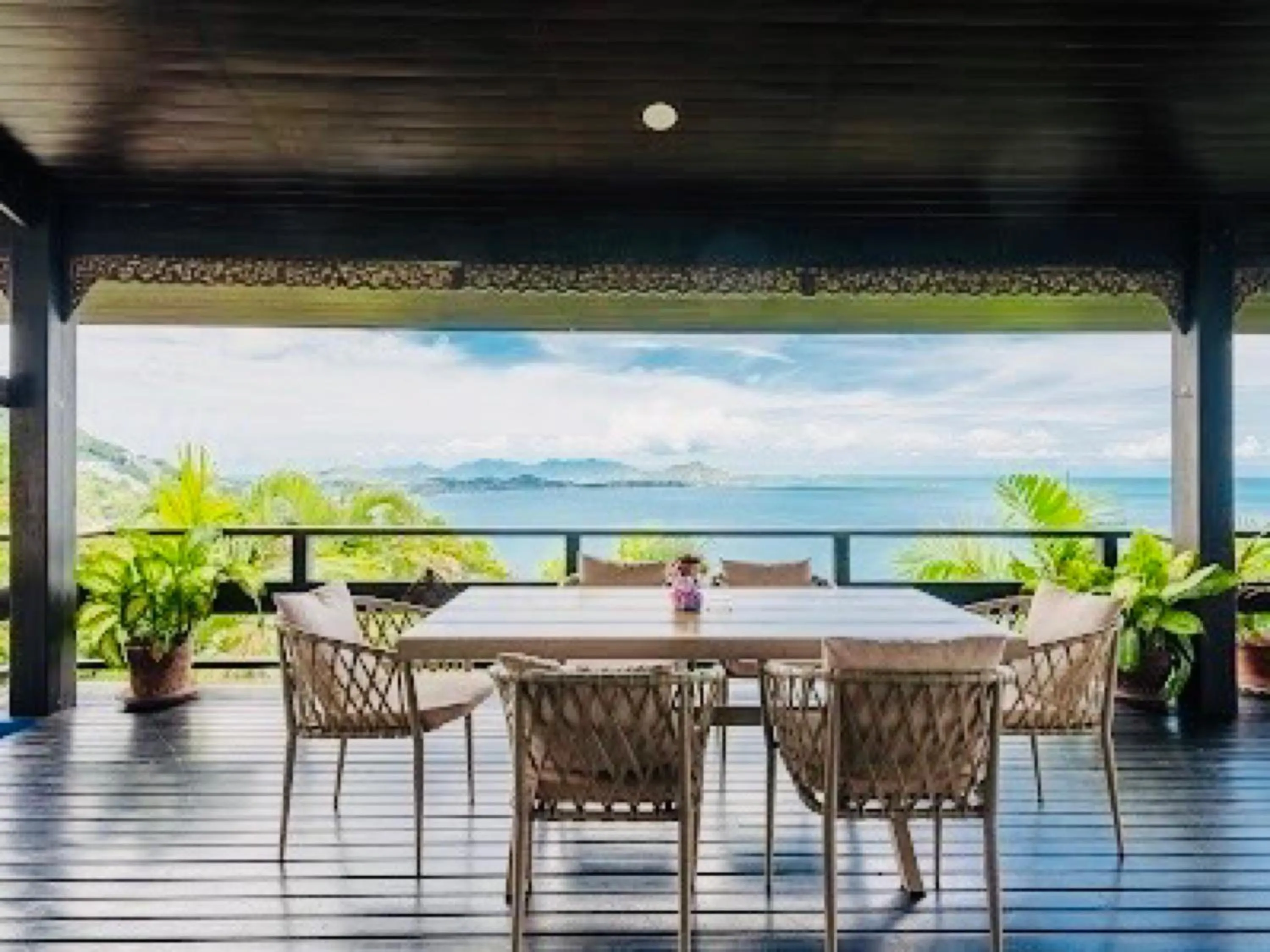 Dining area in Sandalwood Luxury Villa Resort