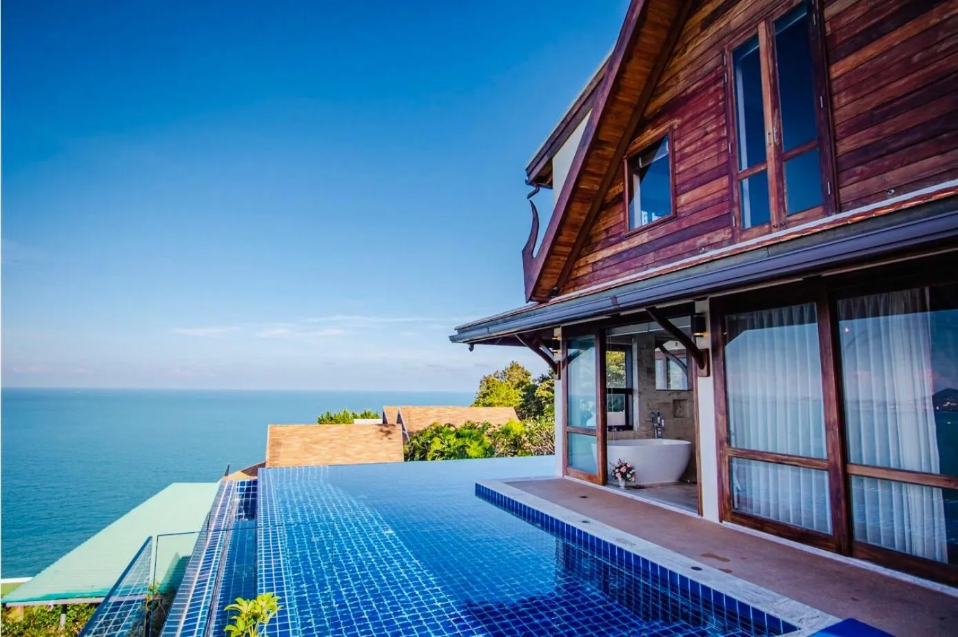 Pool view in Sandalwood Luxury Villa Resort